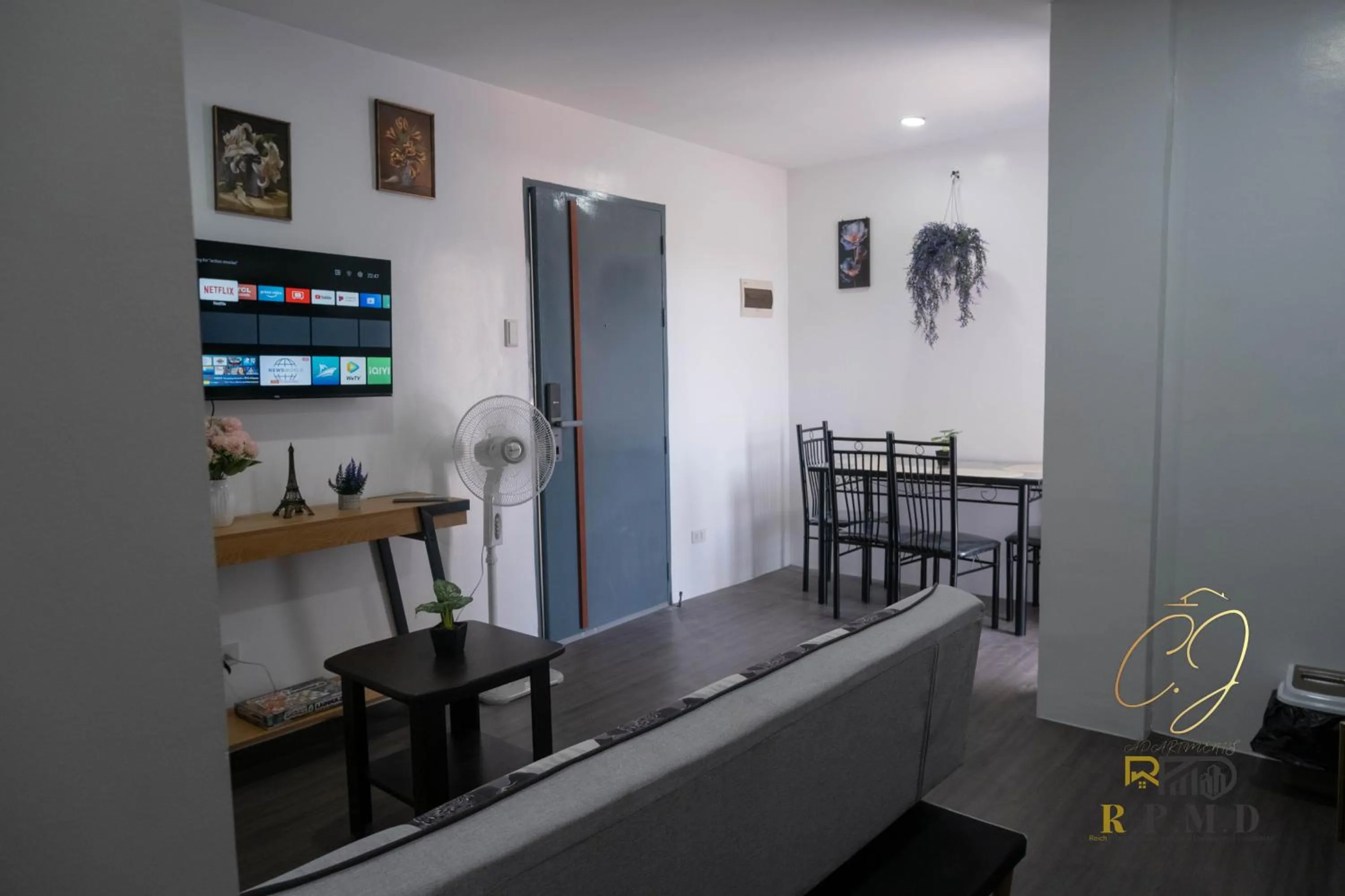 Living room in CJ Apartments