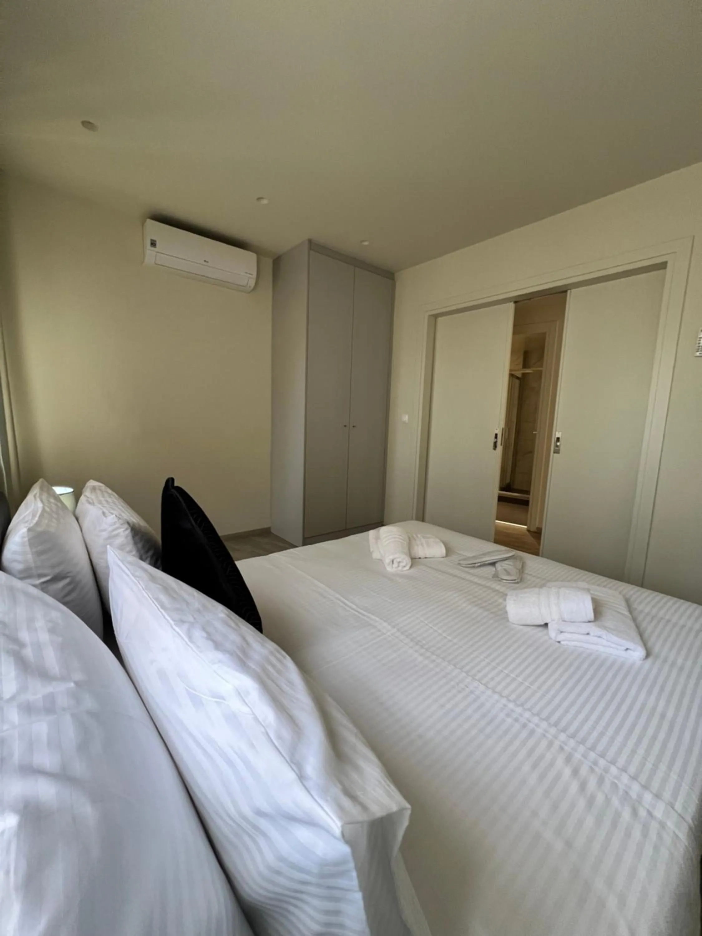 Bed in Athenian Retreat Penthouses