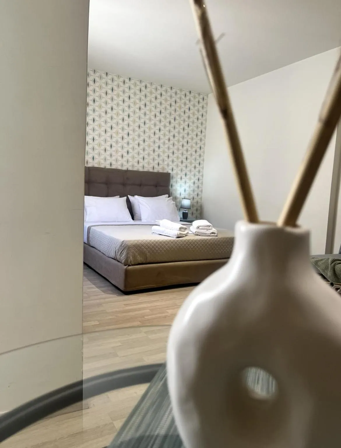 Bed in Athenian Retreat Penthouses