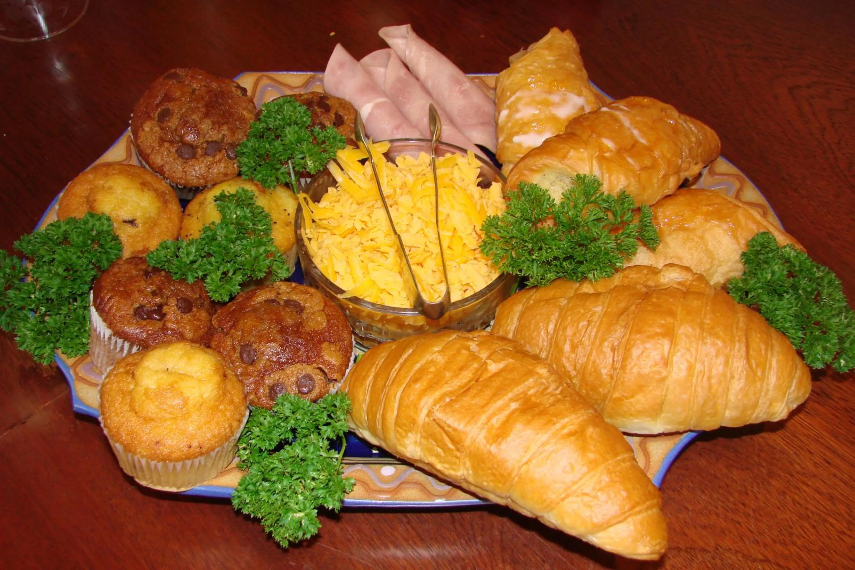 Continental breakfast in Birds of Paradise B&B