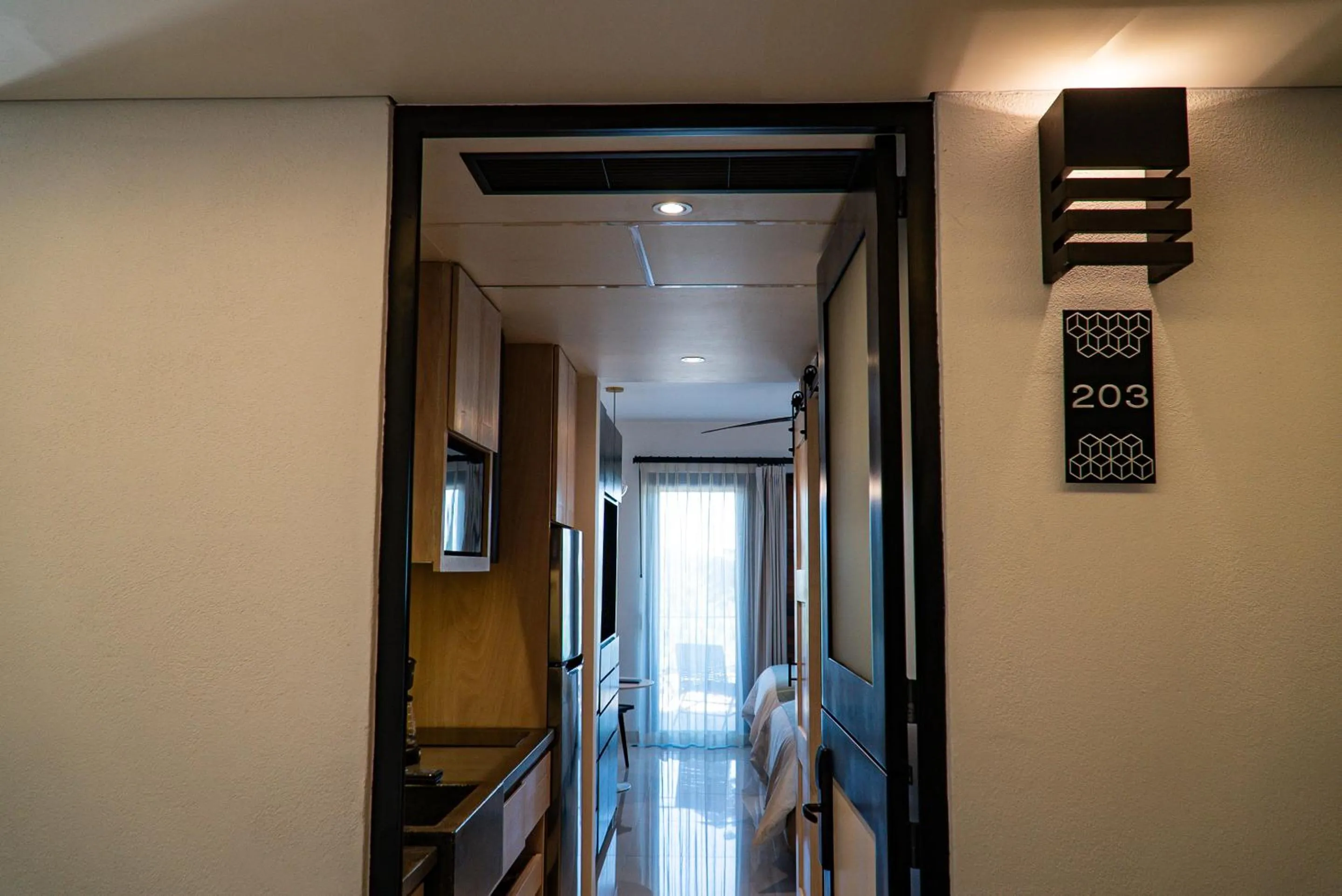 Kitchen or kitchenette in Flamboyan Hotel & Residences