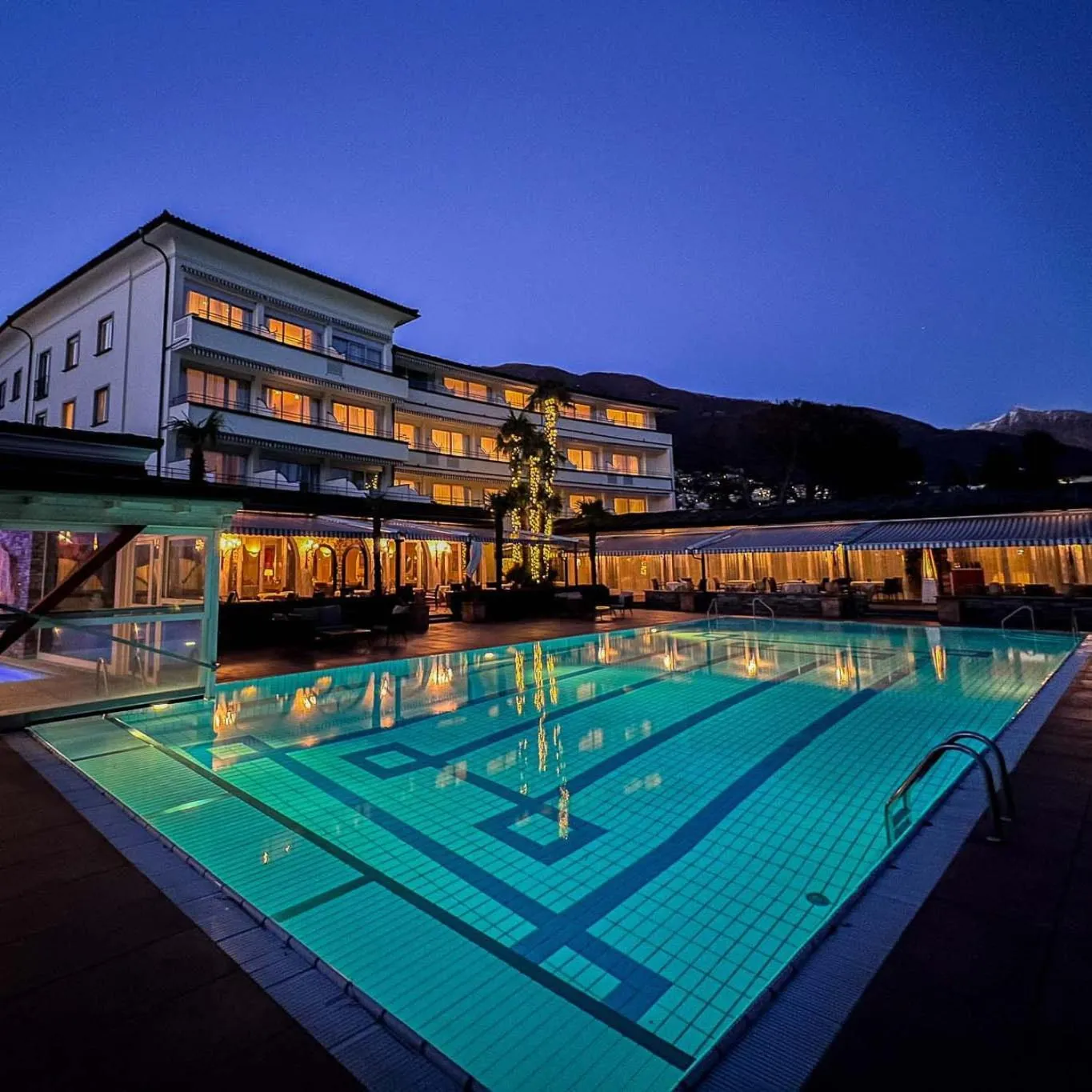 Swimming pool in Villa Delta - Parkhotel Delta