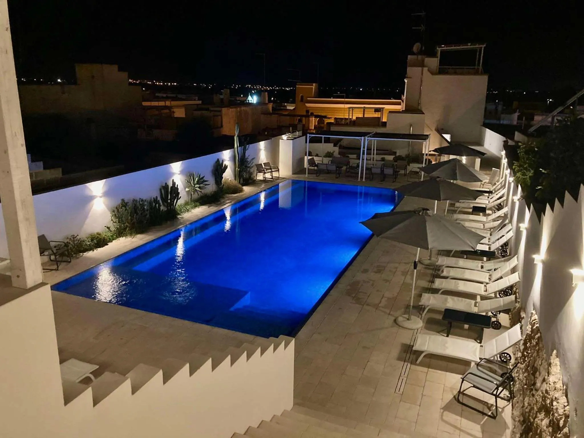 Pool view in TS Residence