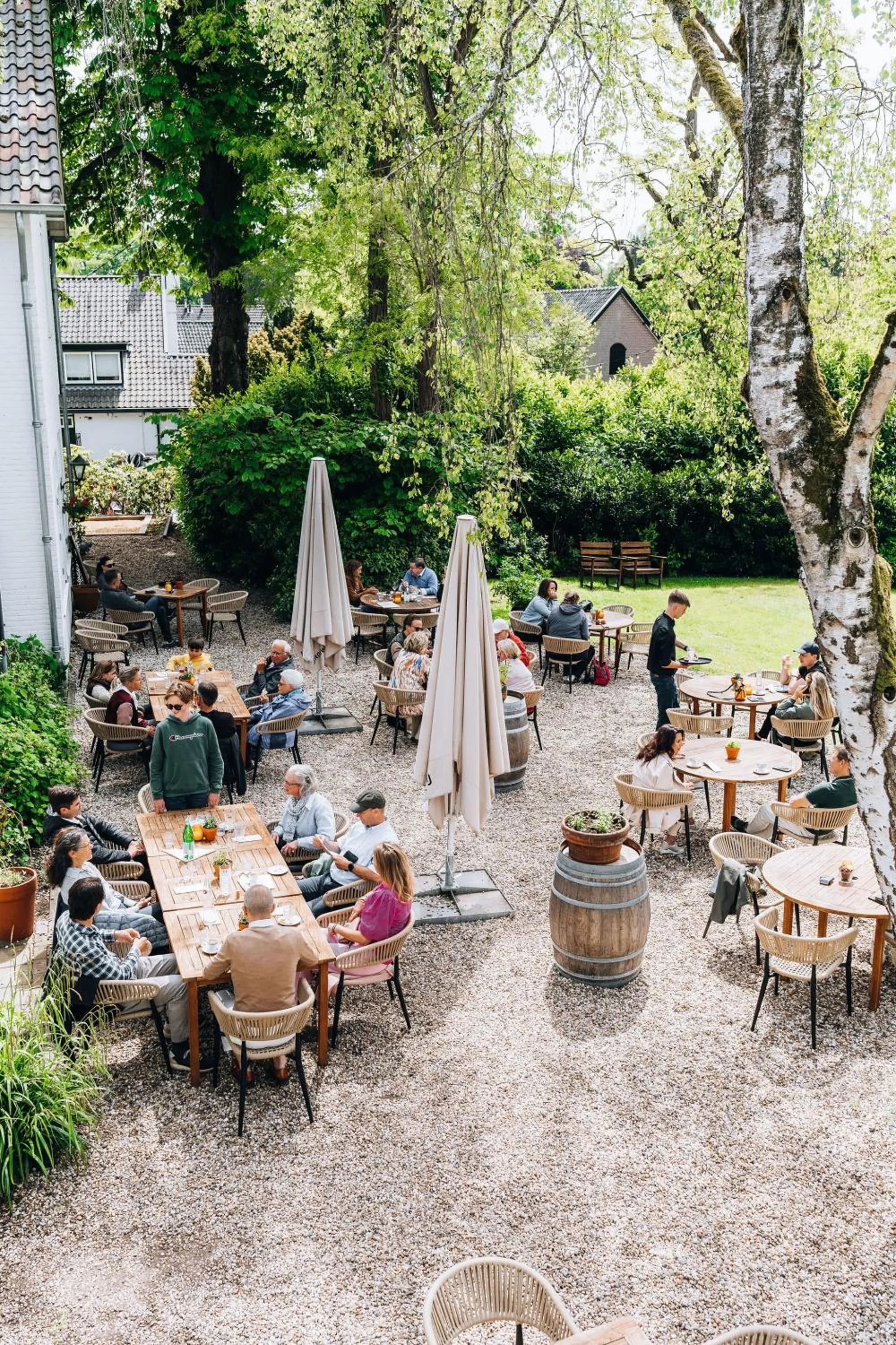 Garden view in Boetiekhotel De Kastanjehof