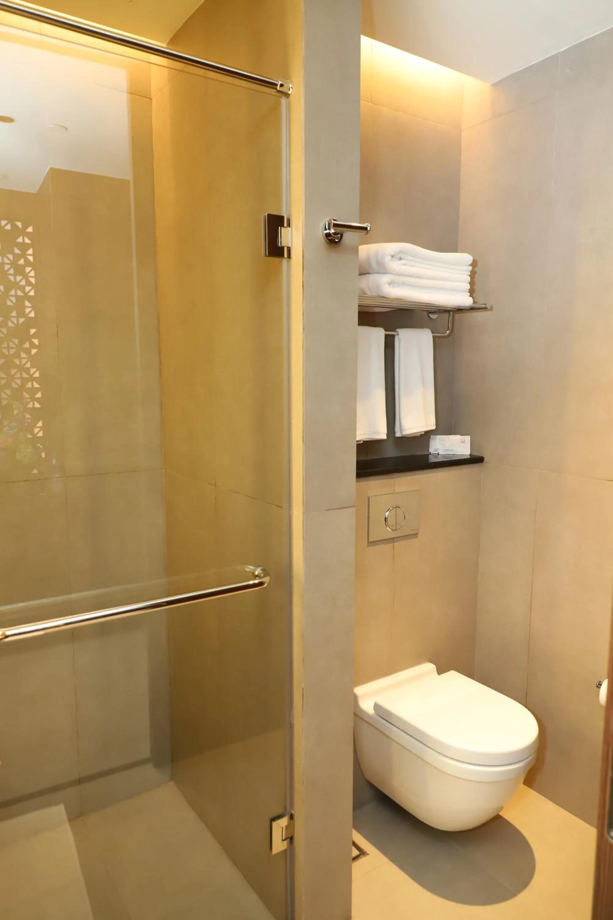 Shower in Sofia Colombo City Hotel