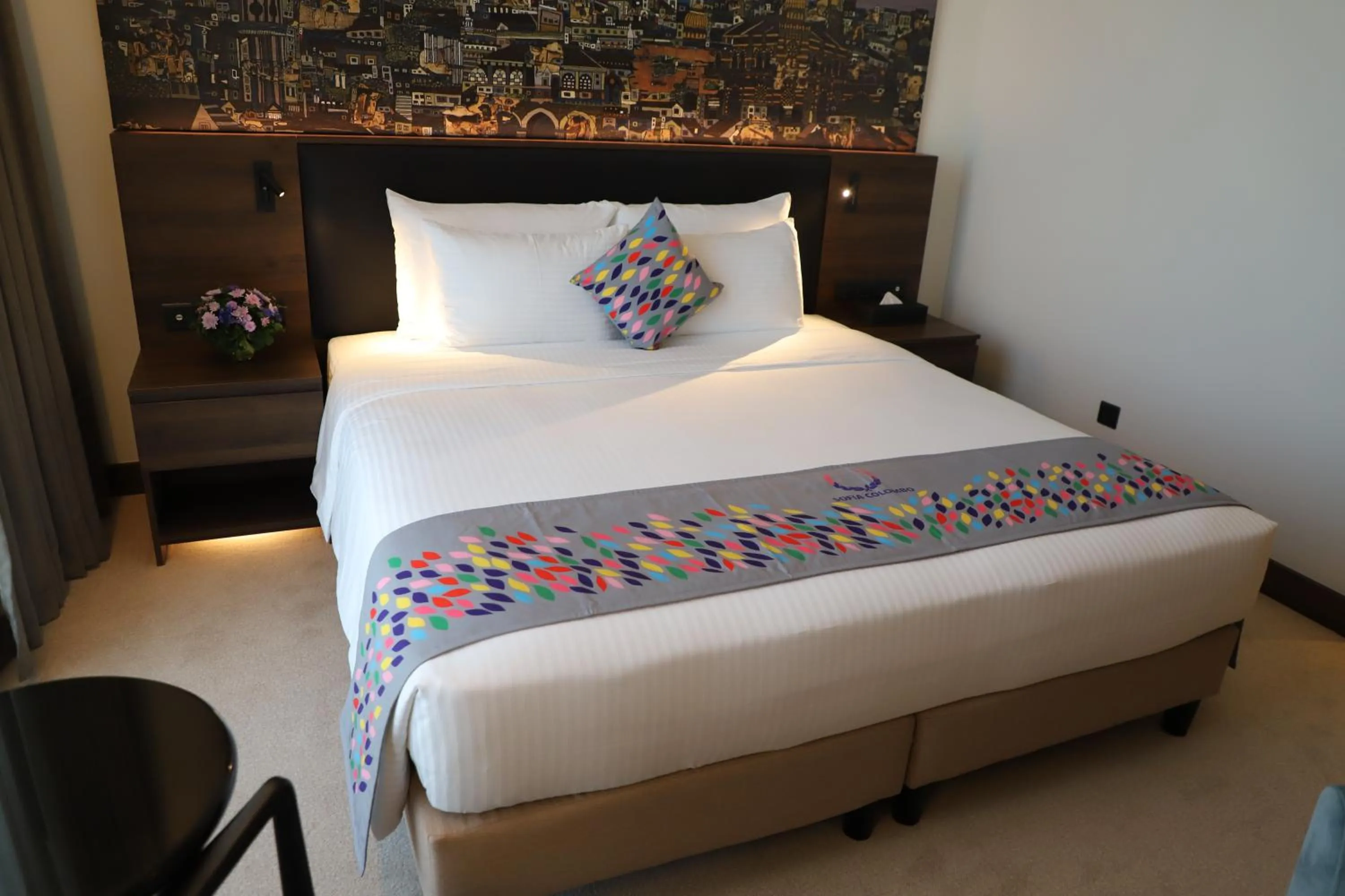 Bed in Sofia Colombo City Hotel