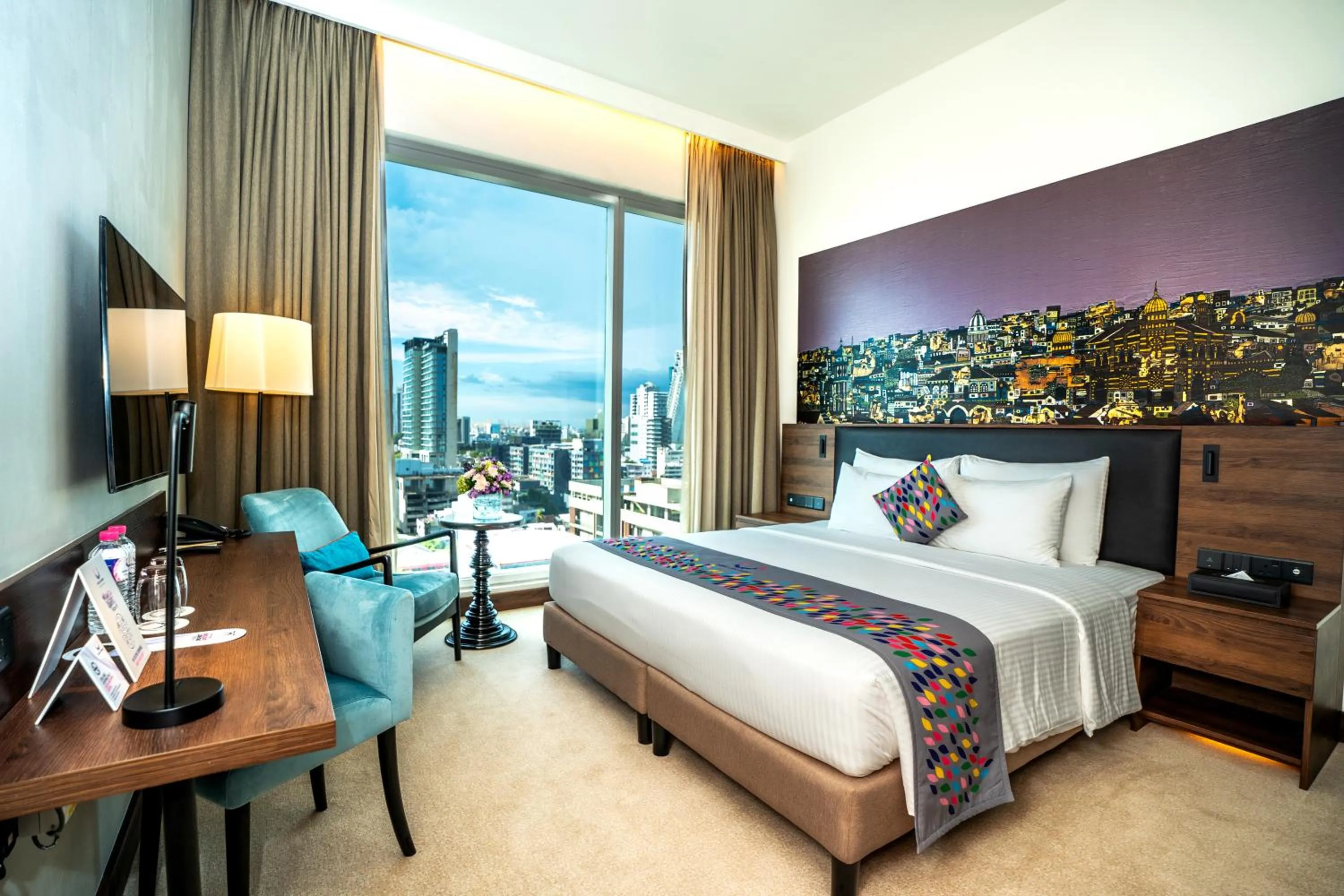 Bed in Sofia Colombo City Hotel