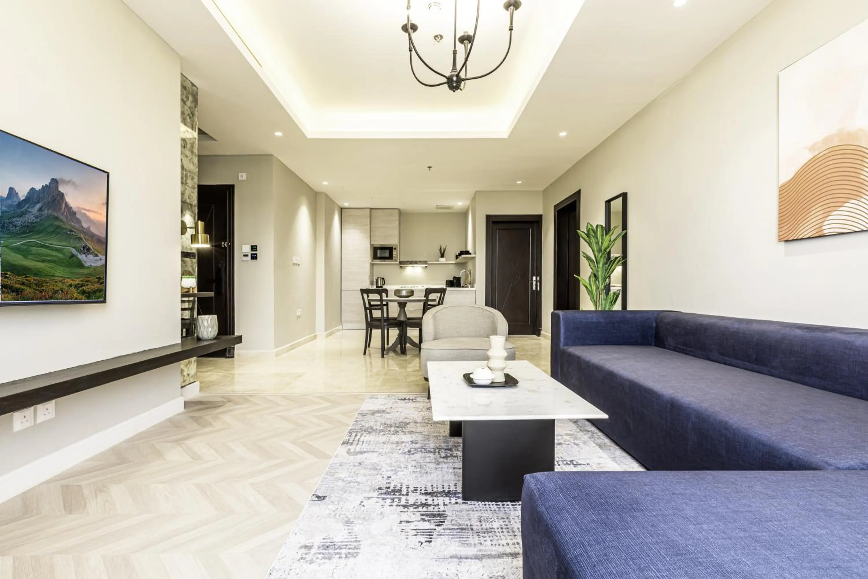 Living room in Stella Stays Olaya Tower 1