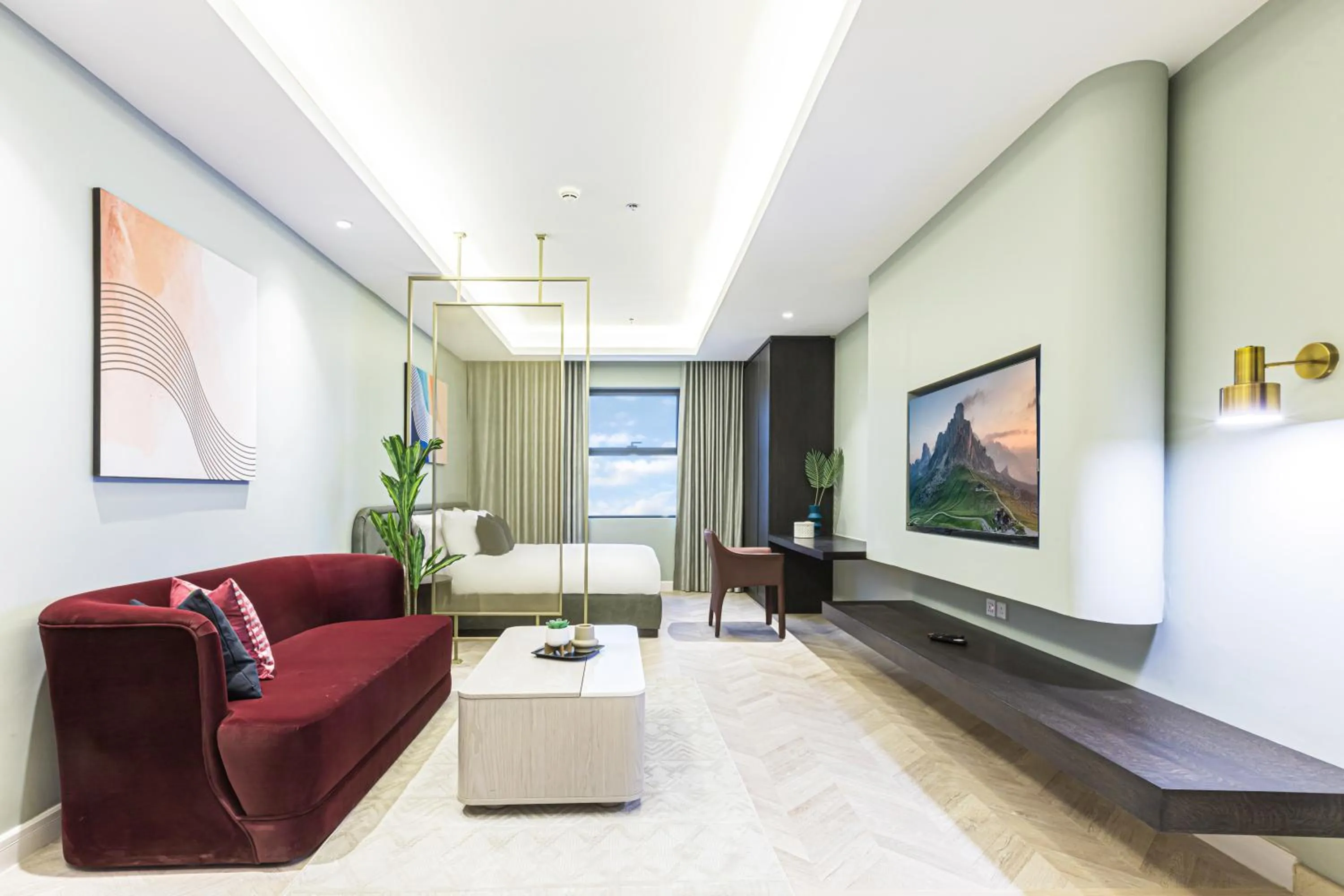 Photo of the whole room in Stella Stays Olaya Tower 1