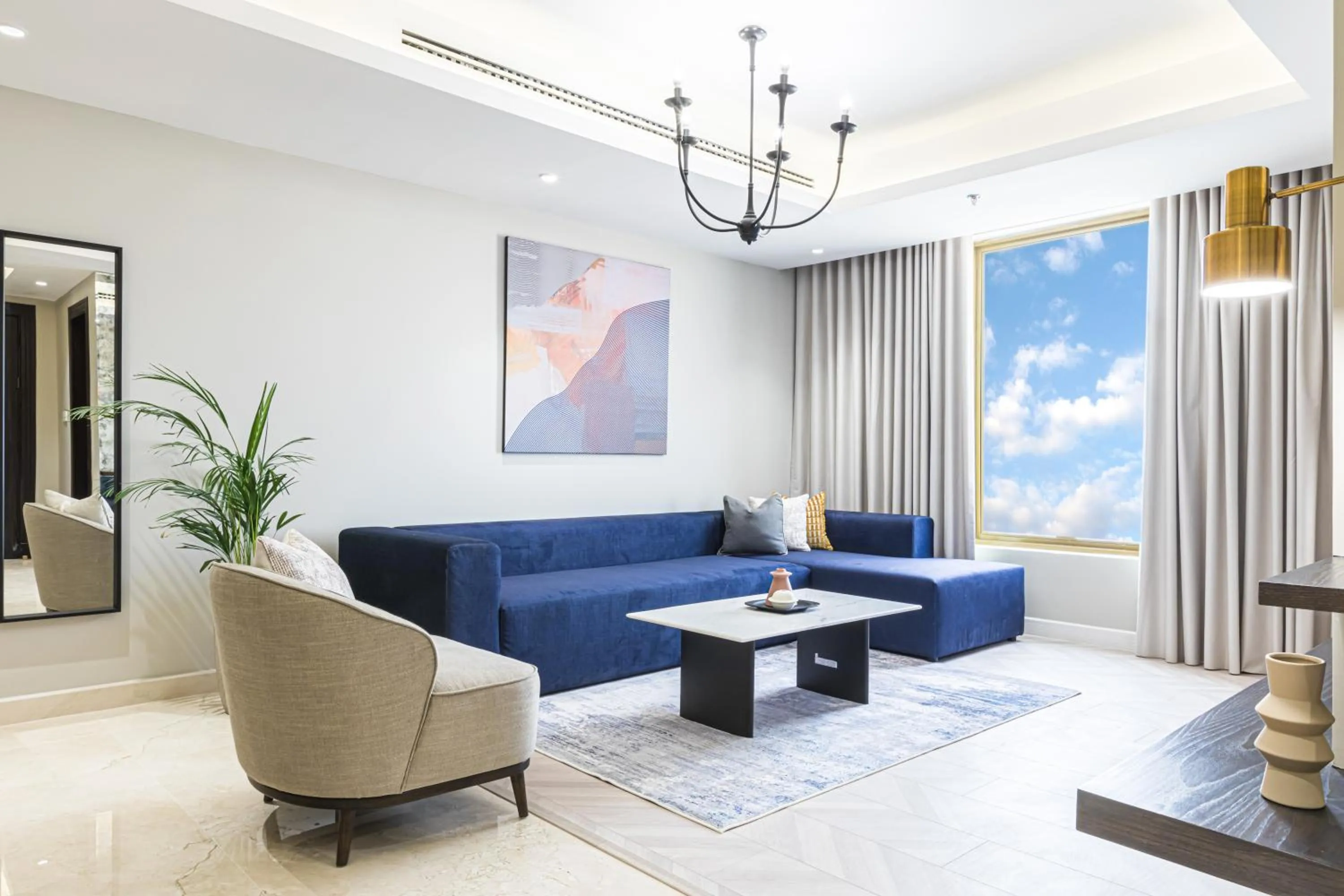 Living room in Stella Stays Olaya Tower 1