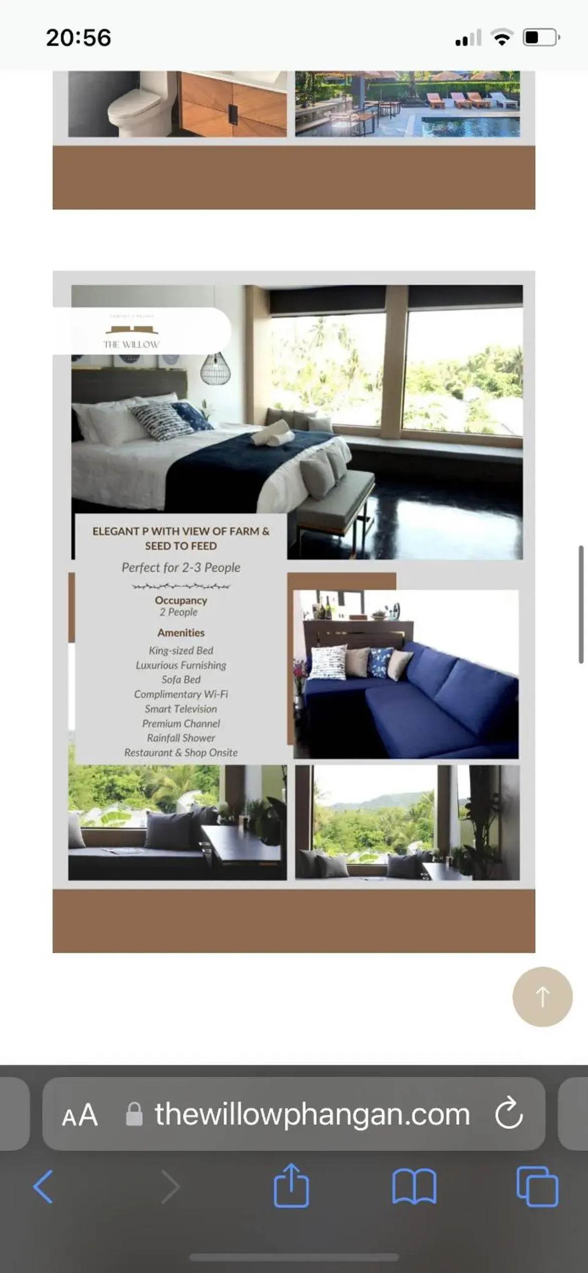 Deluxe Double Room in The Willow Phangan Deluxe Double Room in The Willow Phangan