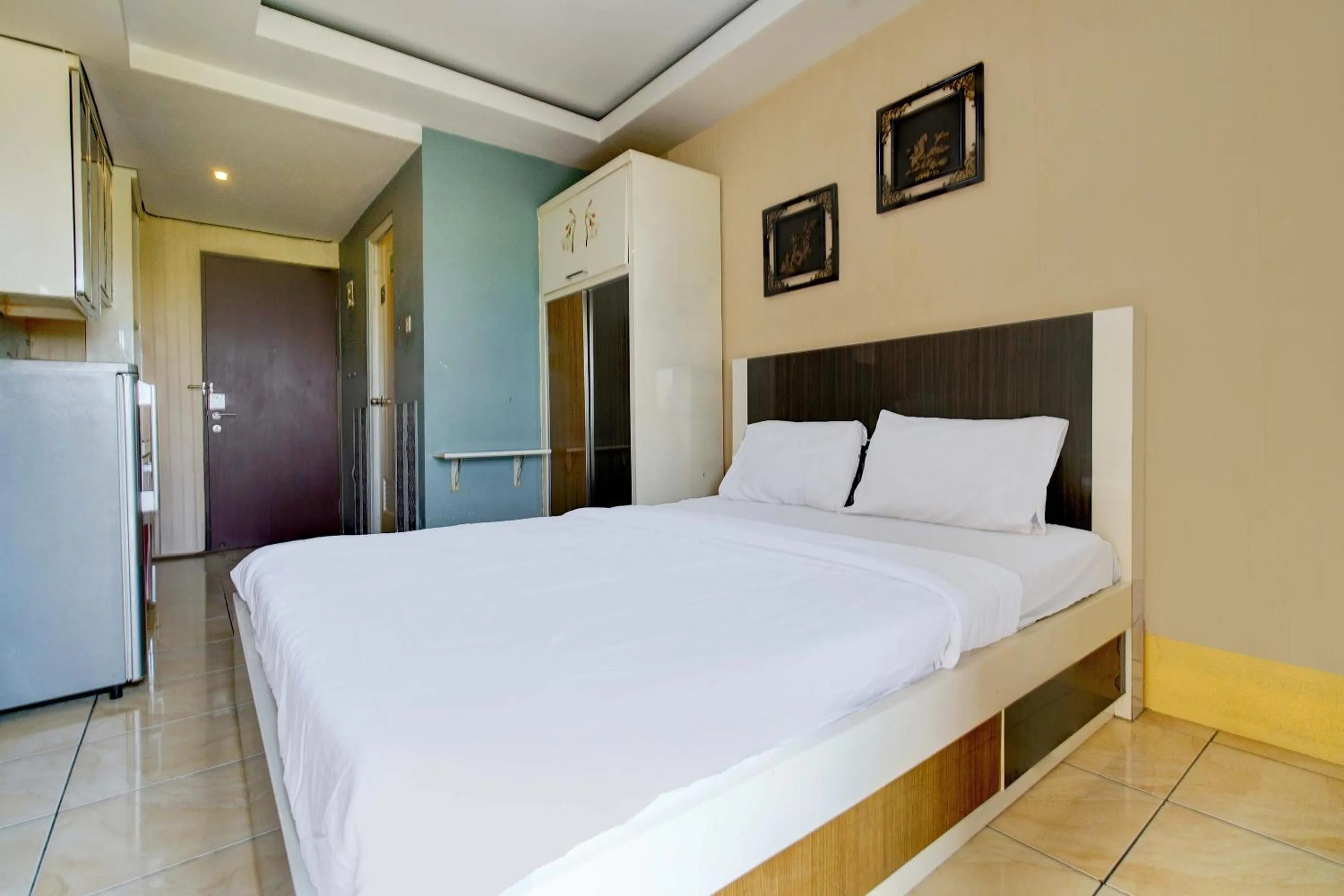 Bedroom, Bed in OYO Life 93310 Apartemen Tamansari Panoramic By Santuy 2