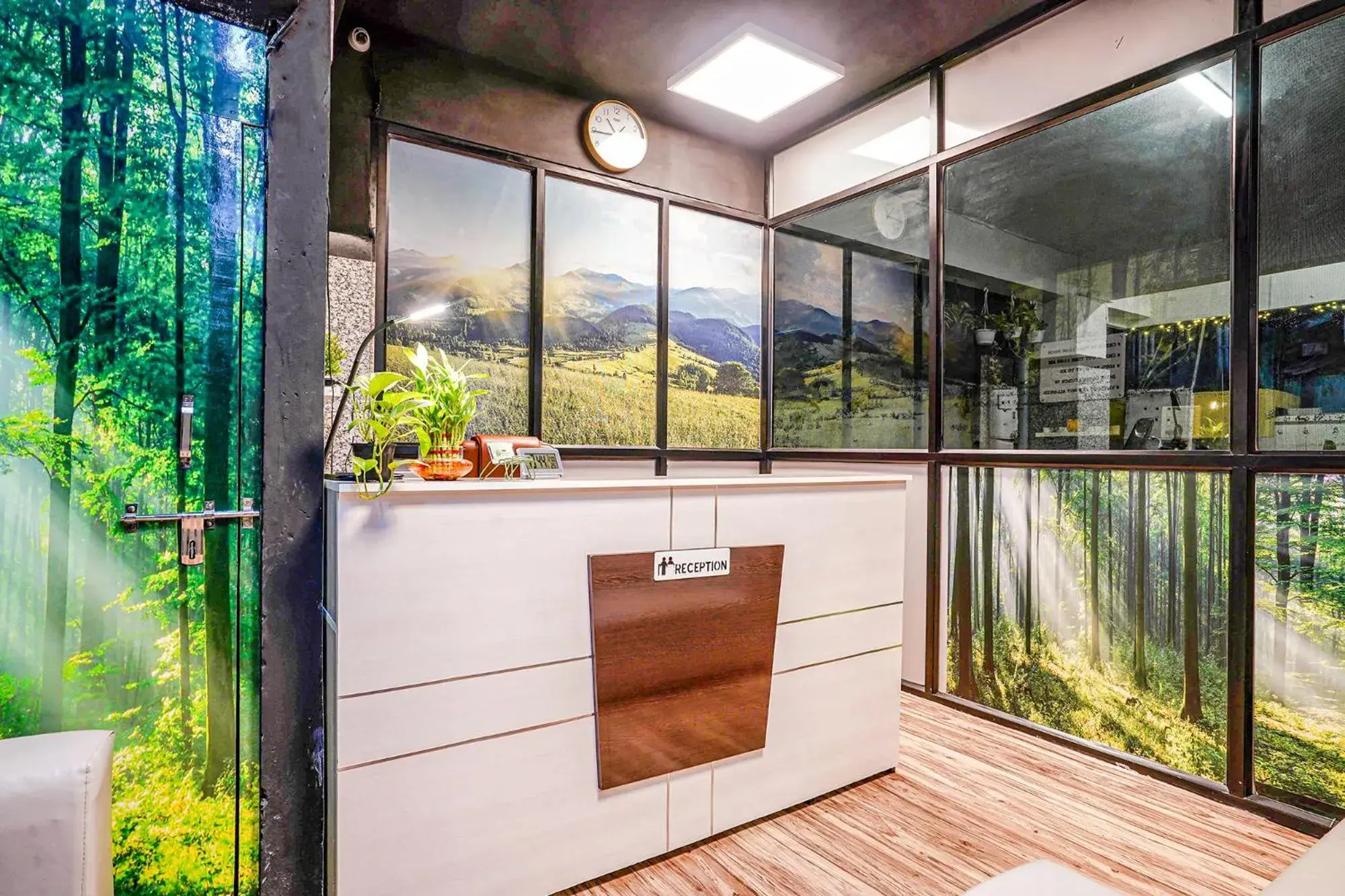 Lobby or reception in FabHotel Eminent Suites Banjara Hills - Nr LV Prasad Institute Lobby or reception in FabHotel Eminent Suites Banjara Hills - Nr LV Prasad Institute