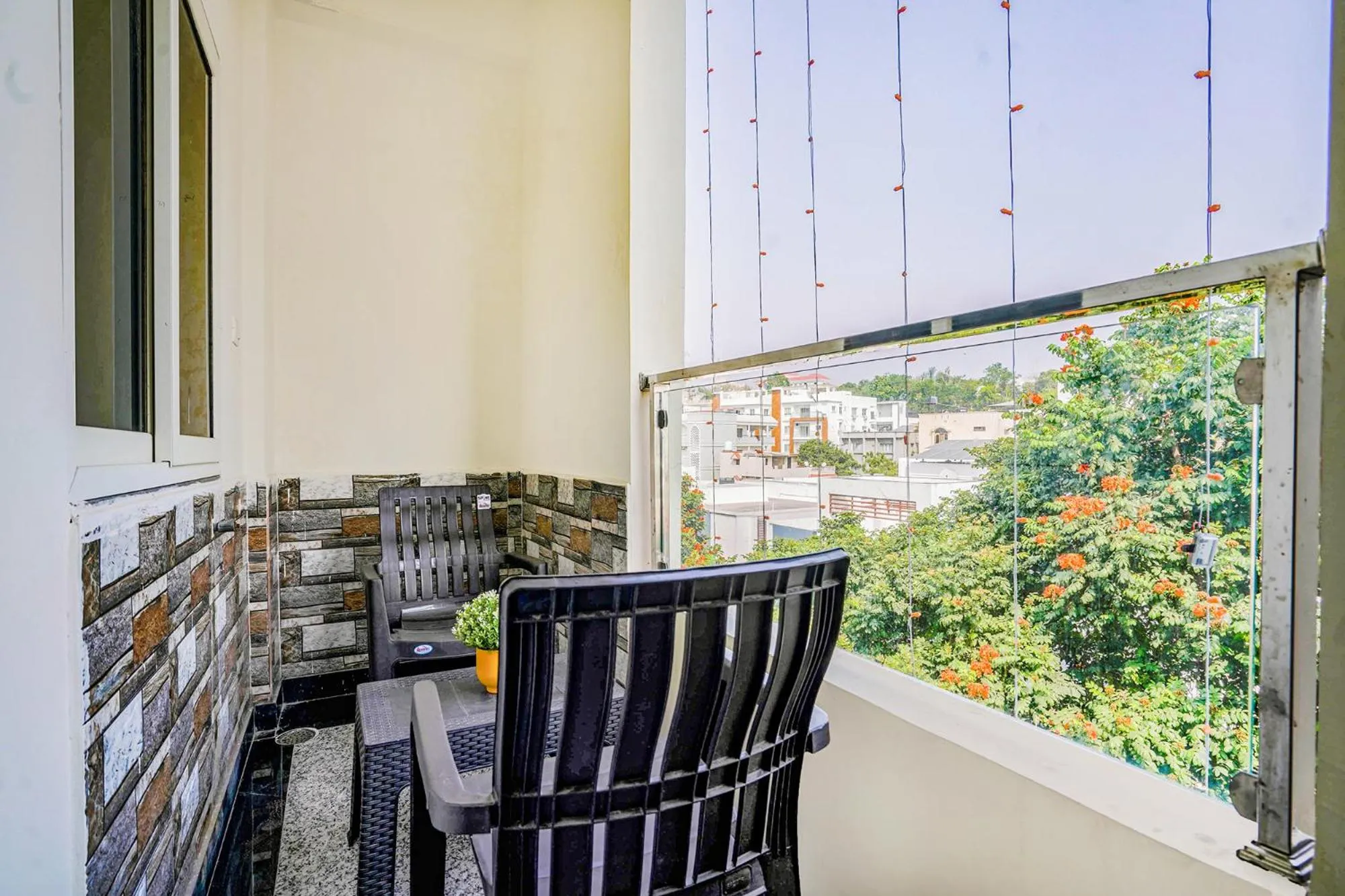 Balcony/Terrace in FabHotel Eminent Suites Banjara Hills - Nr LV Prasad Institute