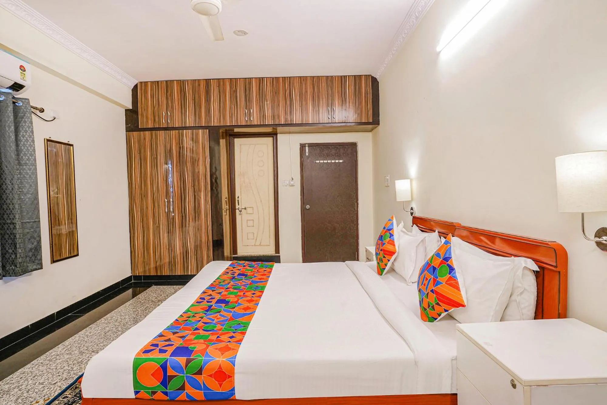 Bed in FabHotel Eminent Suites Banjara Hills - Nr LV Prasad Institute