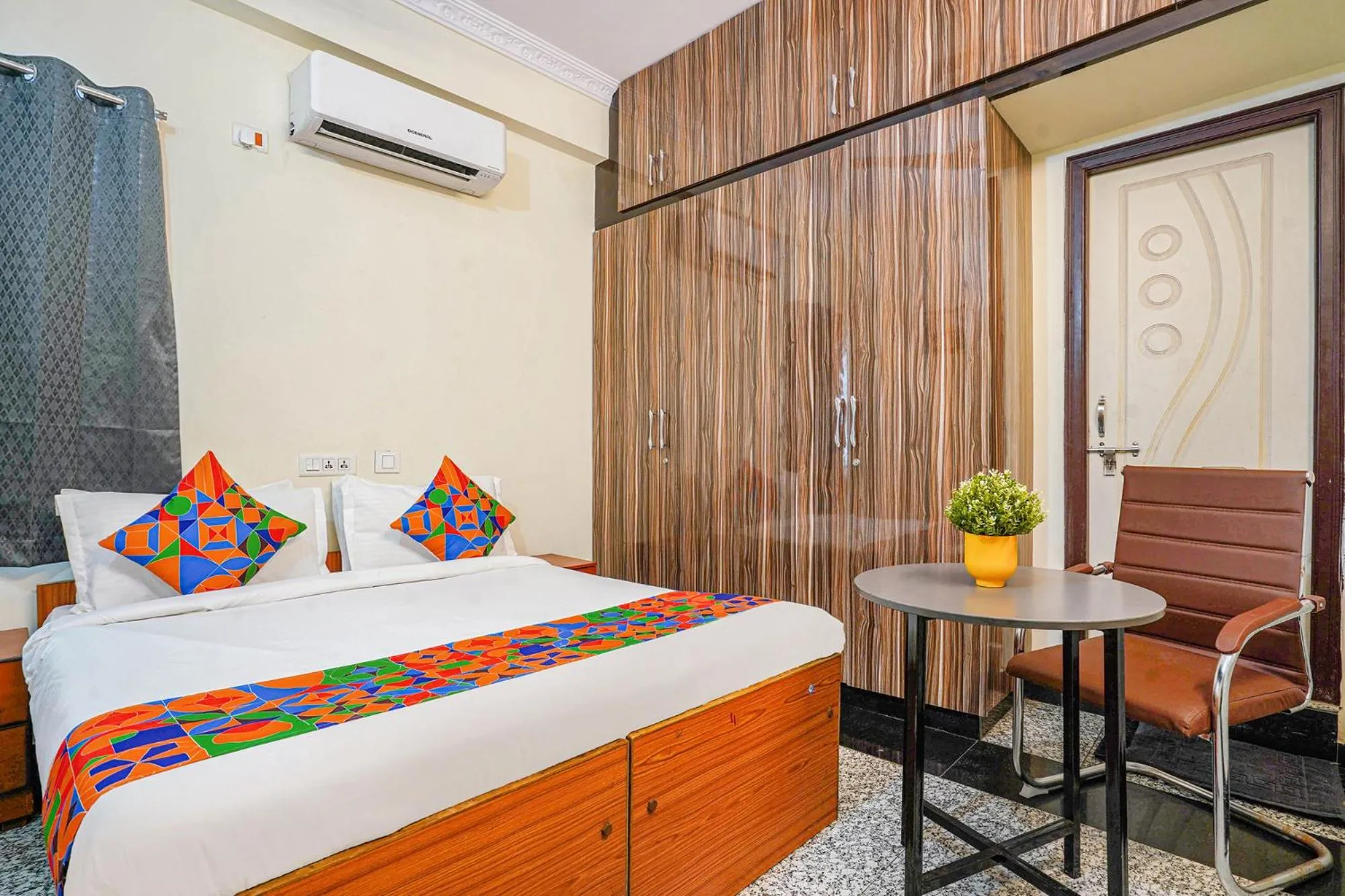 Bed in FabHotel Eminent Suites Banjara Hills - Nr LV Prasad Institute