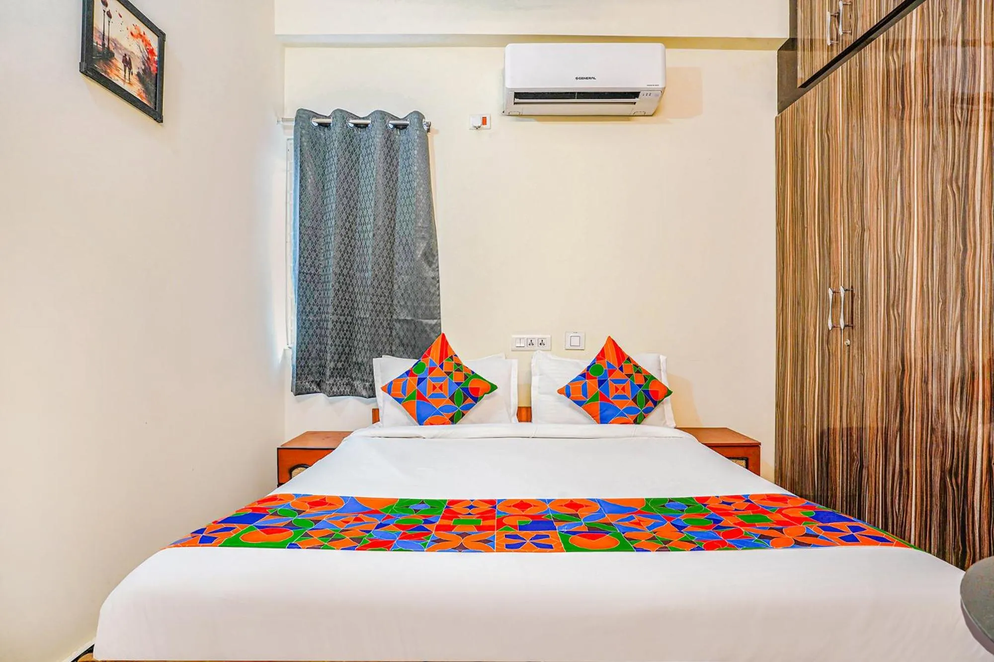Bed in FabHotel Eminent Suites Banjara Hills - Nr LV Prasad Institute
