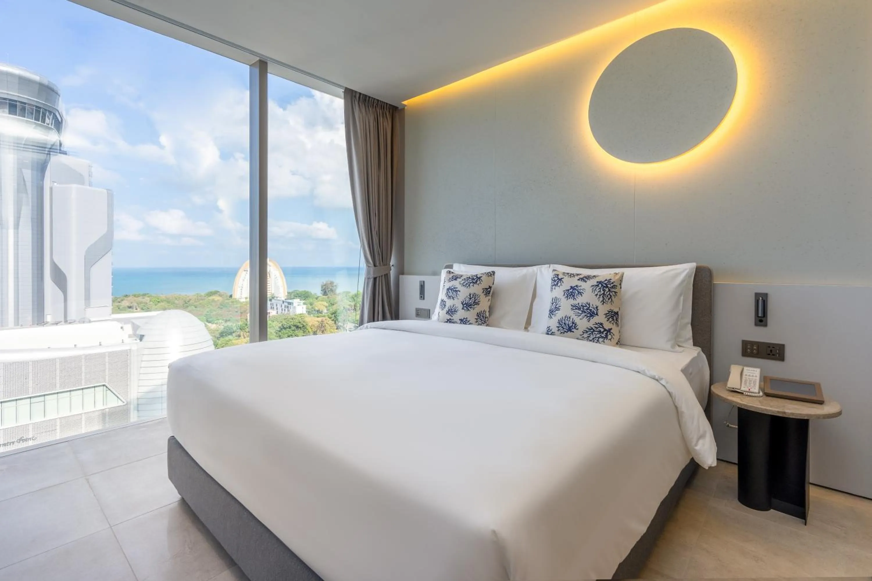 Bed in Akara Hotel Pattaya