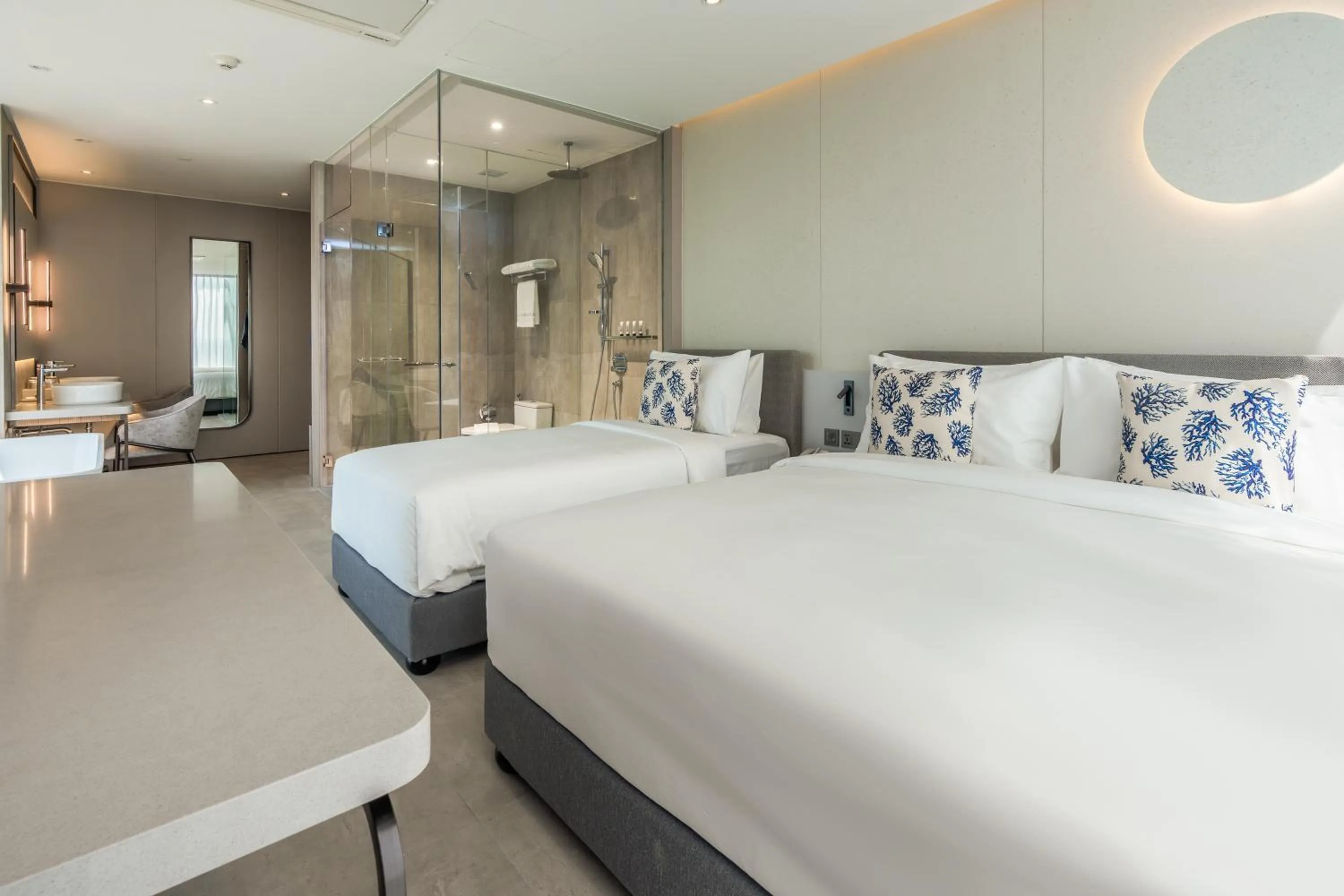 Bed in Akara Hotel Pattaya