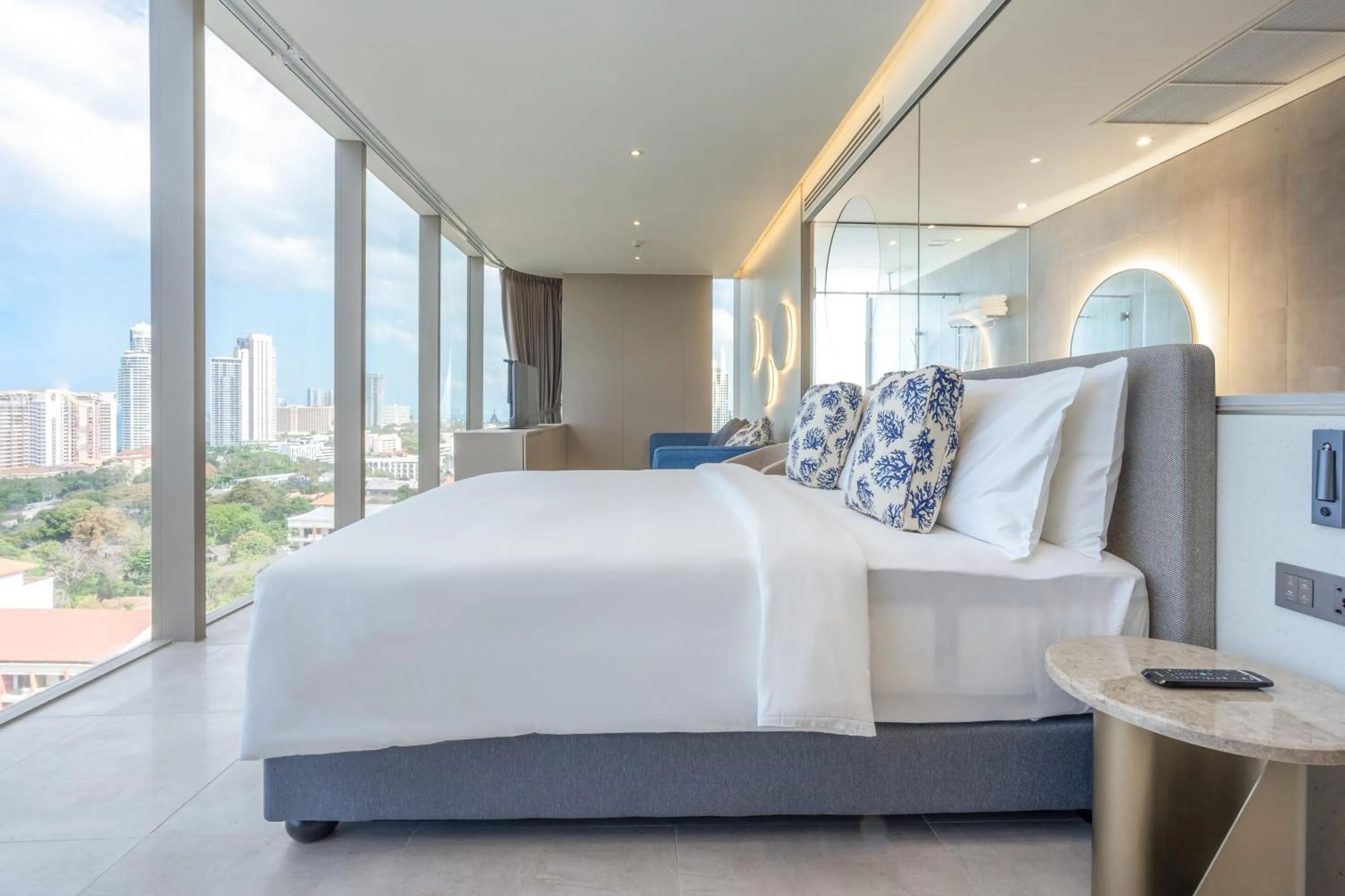 Bed in Akara Hotel Pattaya