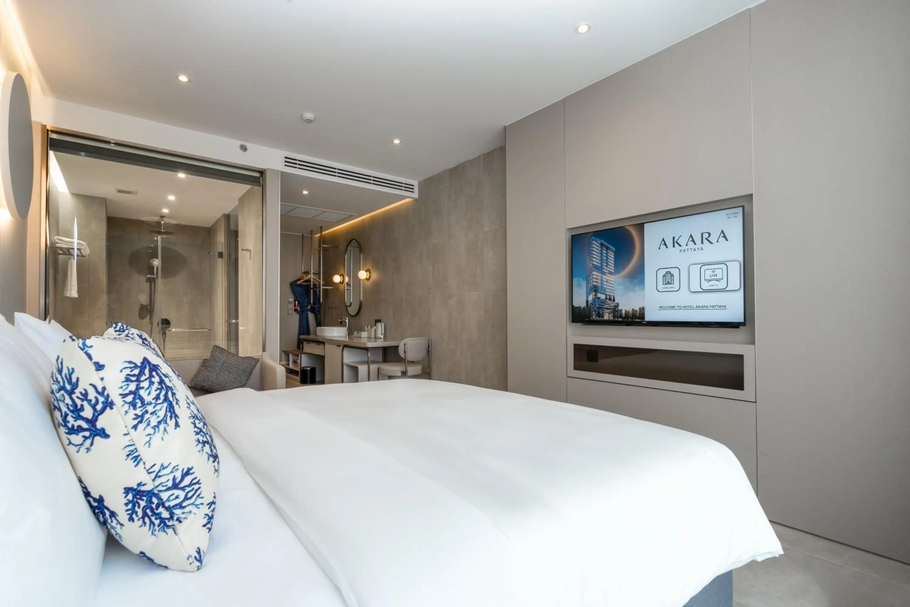 Bedroom, Bed in Akara Hotel Pattaya