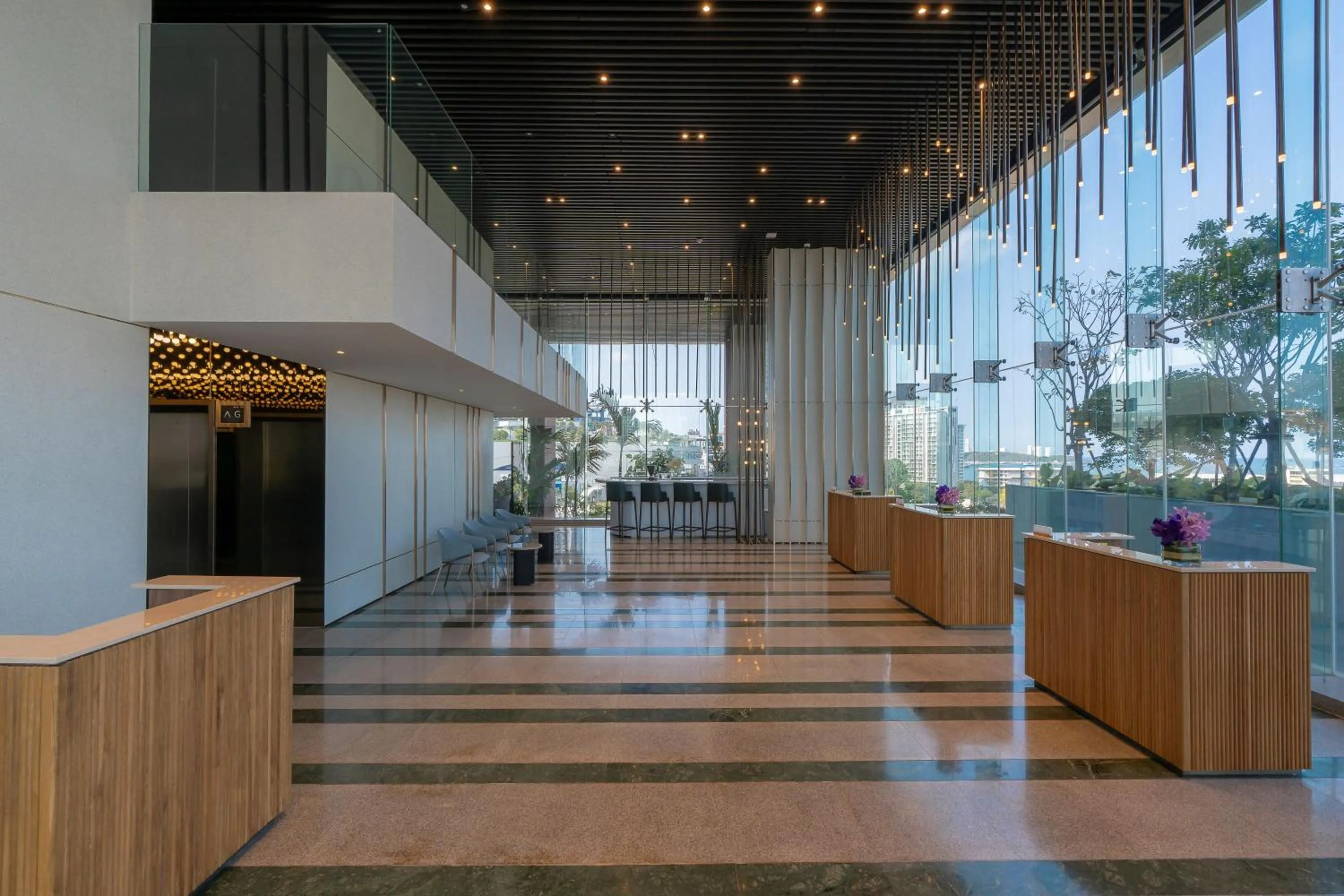 Lobby or reception in Akara Hotel Pattaya