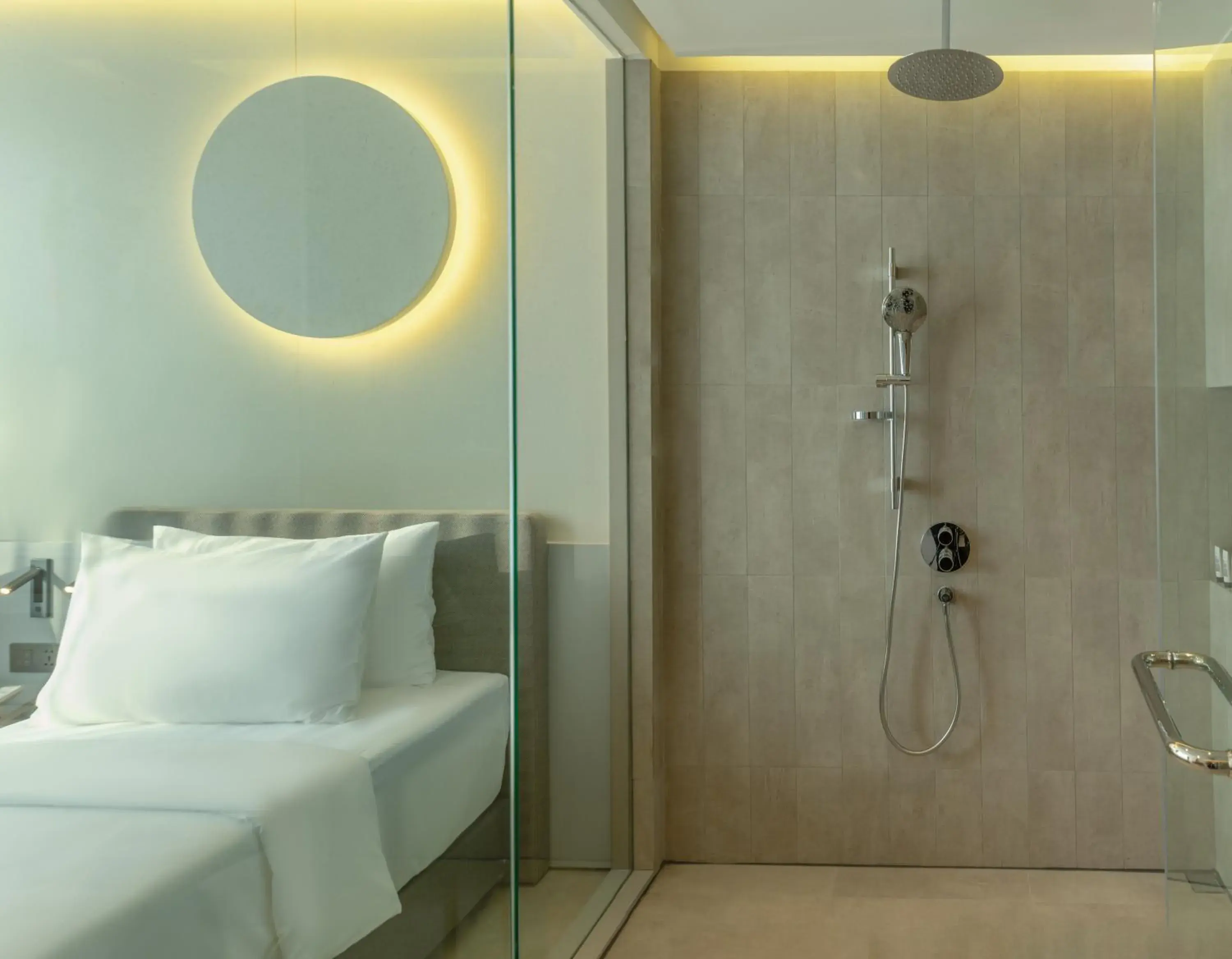 Bathroom, Bed in Akara Hotel Pattaya Bathroom, Bed in Akara Hotel Pattaya