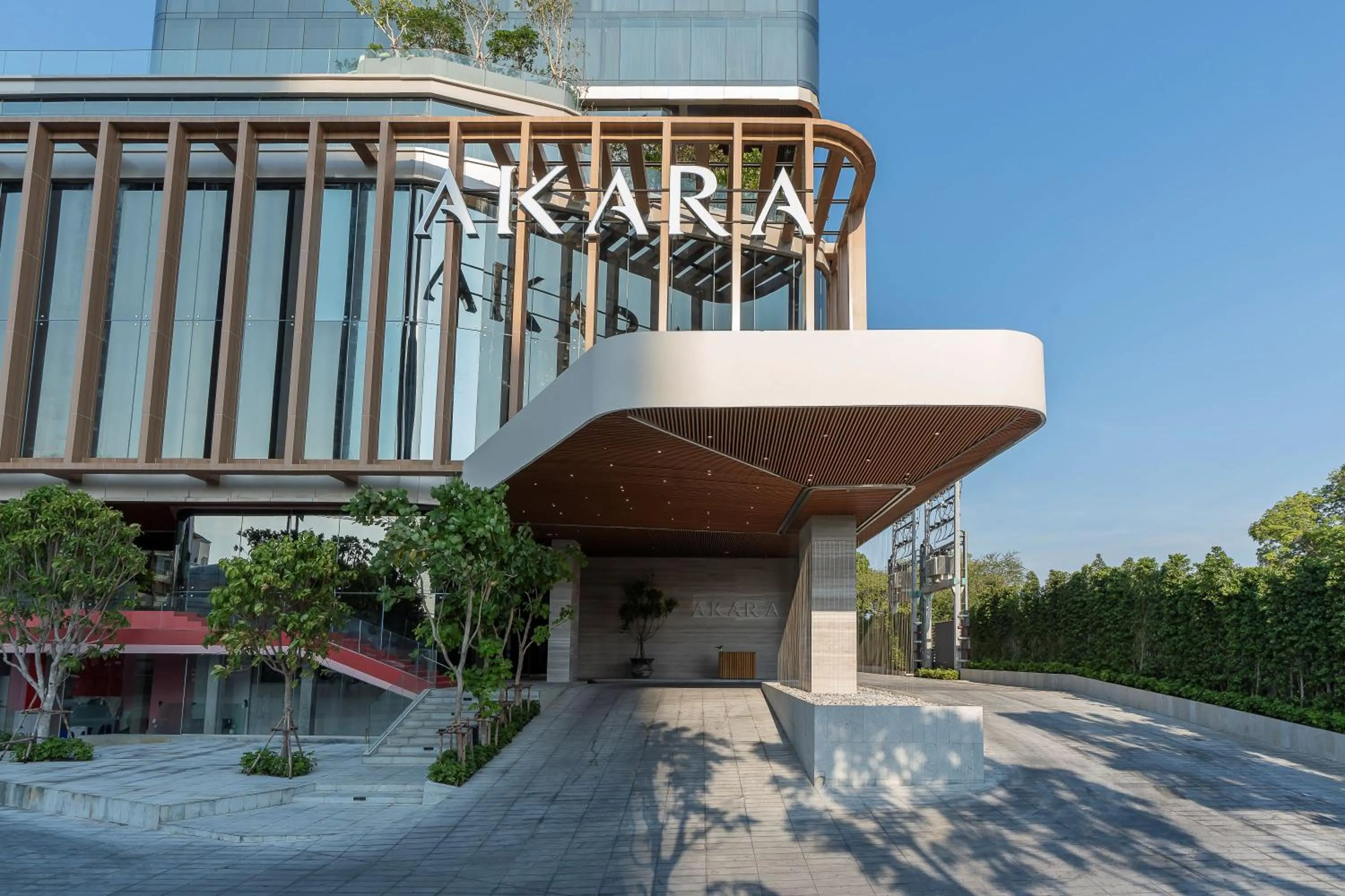 Facade/entrance in Akara Hotel Pattaya