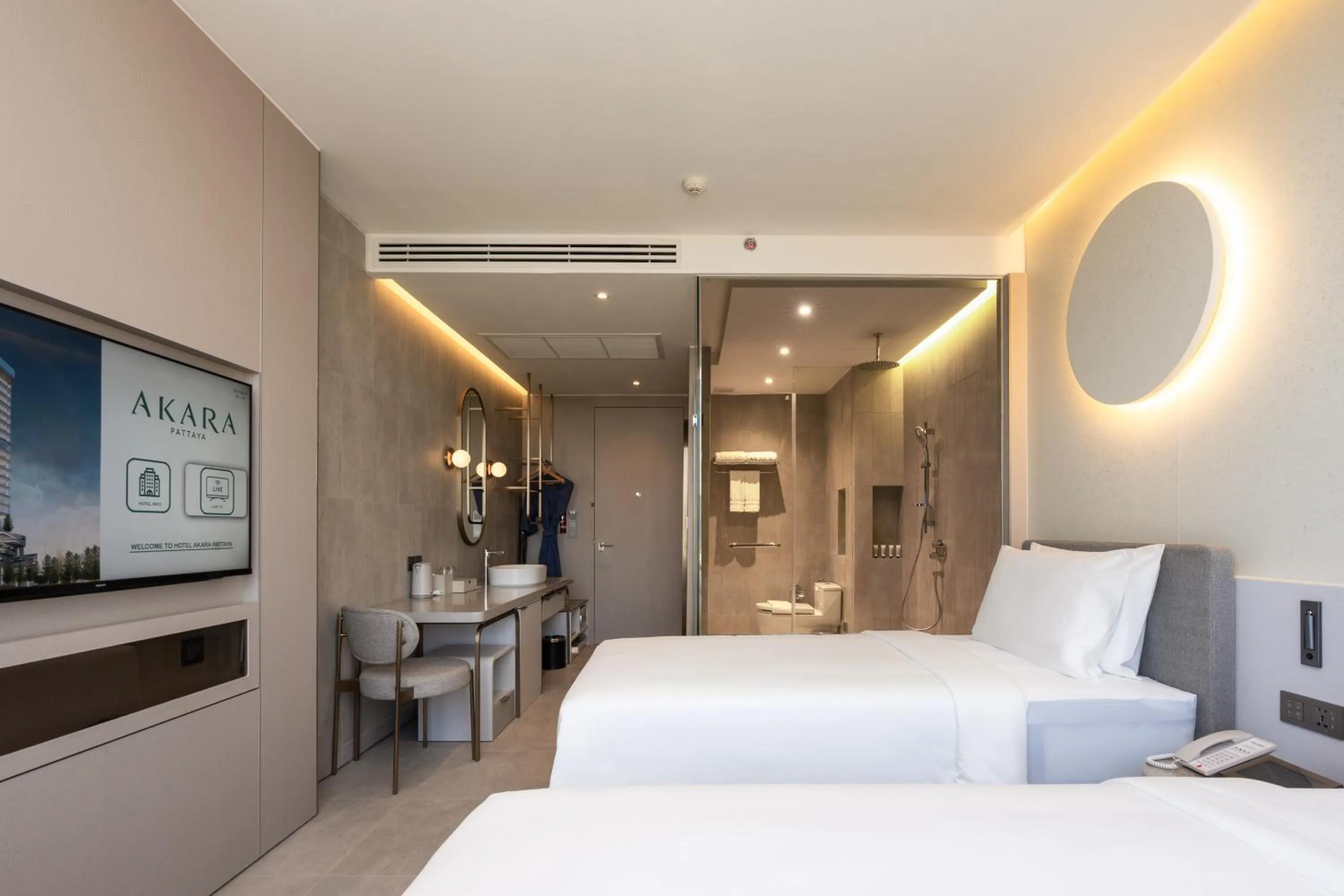 Bedroom, Bed in Akara Hotel Pattaya