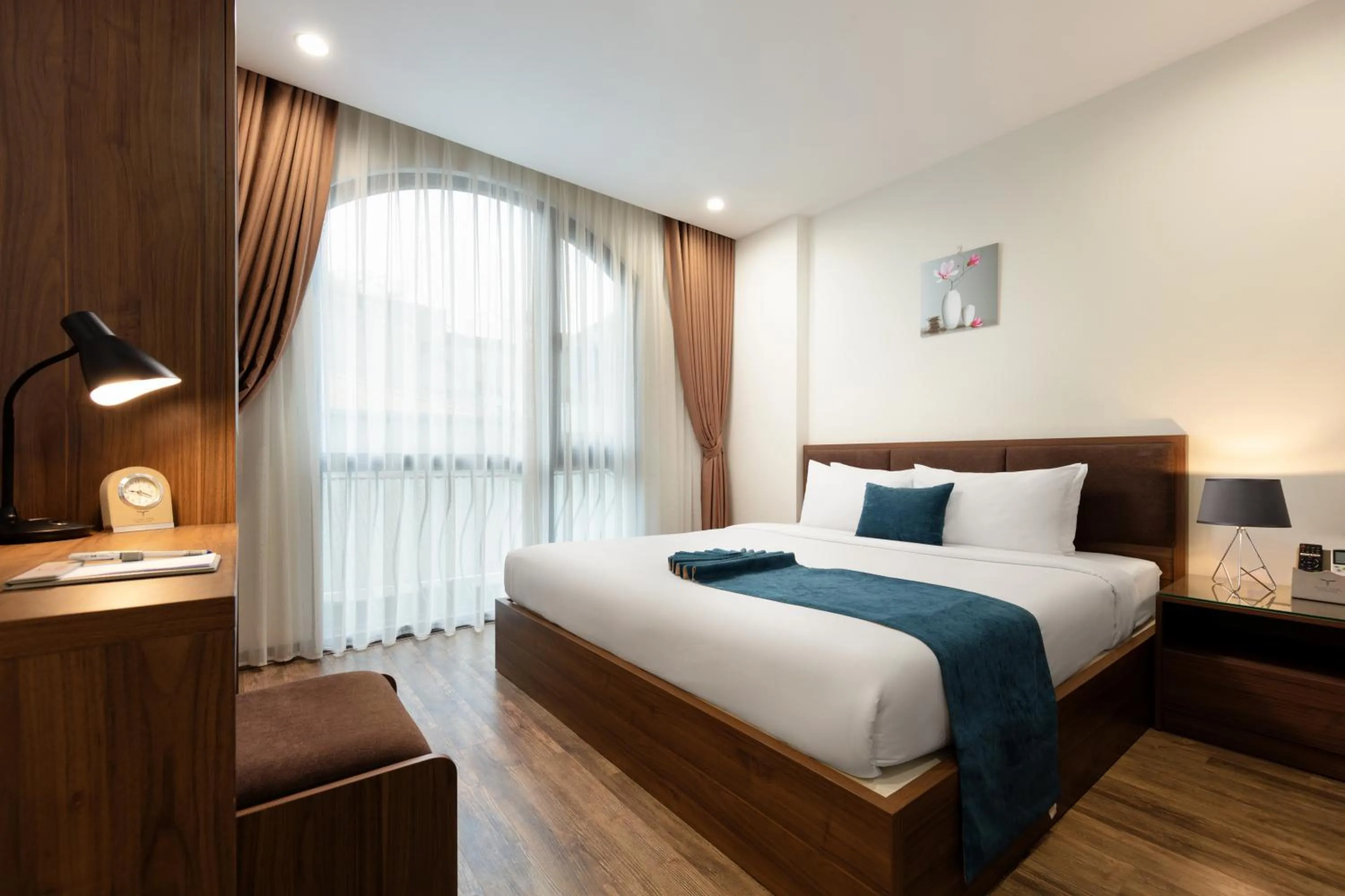 Bed in La Batisse Inn Hotel Hanoi