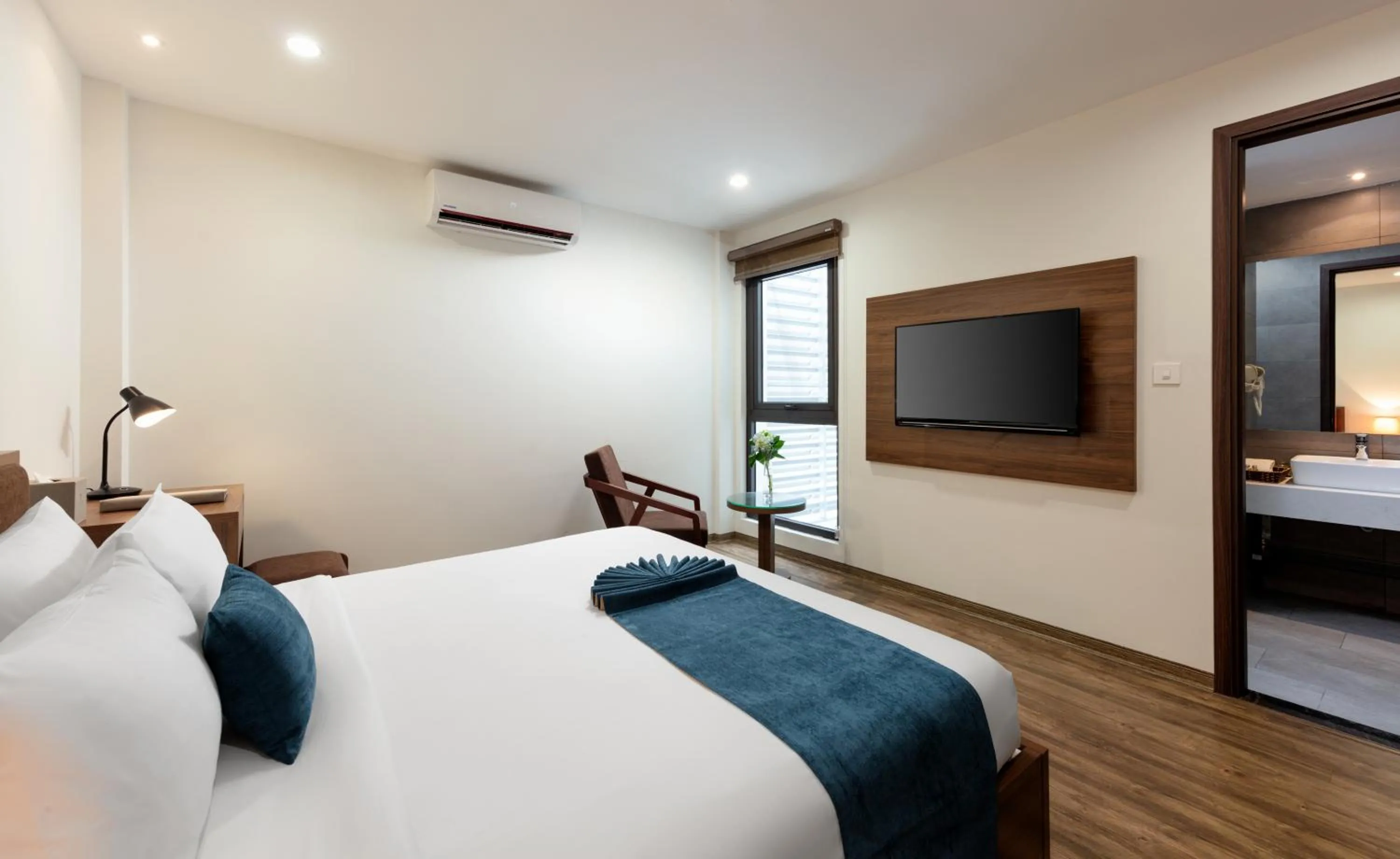 Bed in La Batisse Inn Hotel Hanoi