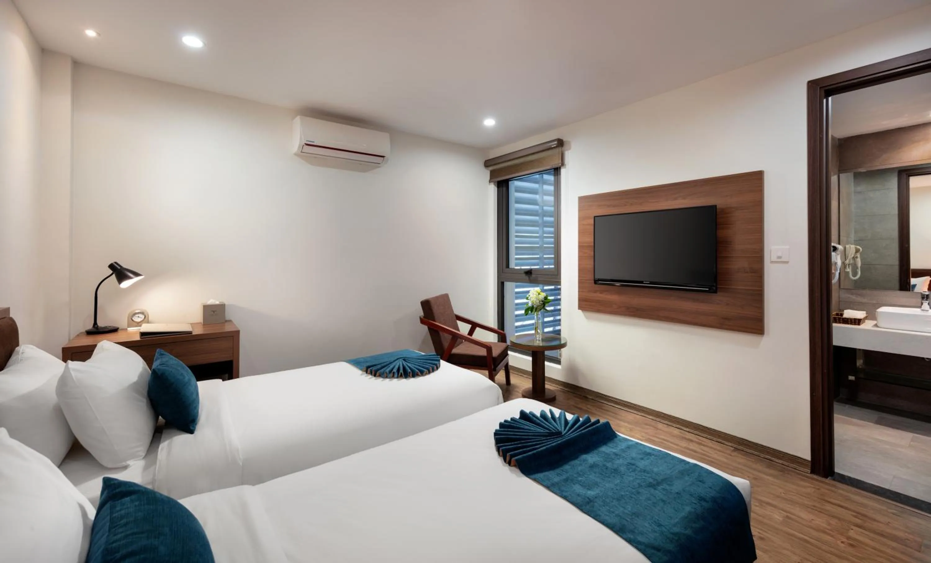 Bed in La Batisse Inn Hotel Hanoi