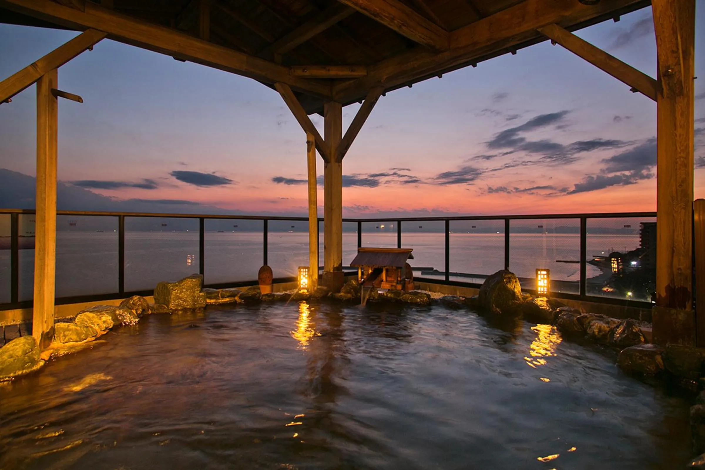 Hot Spring Bath in Genjiko