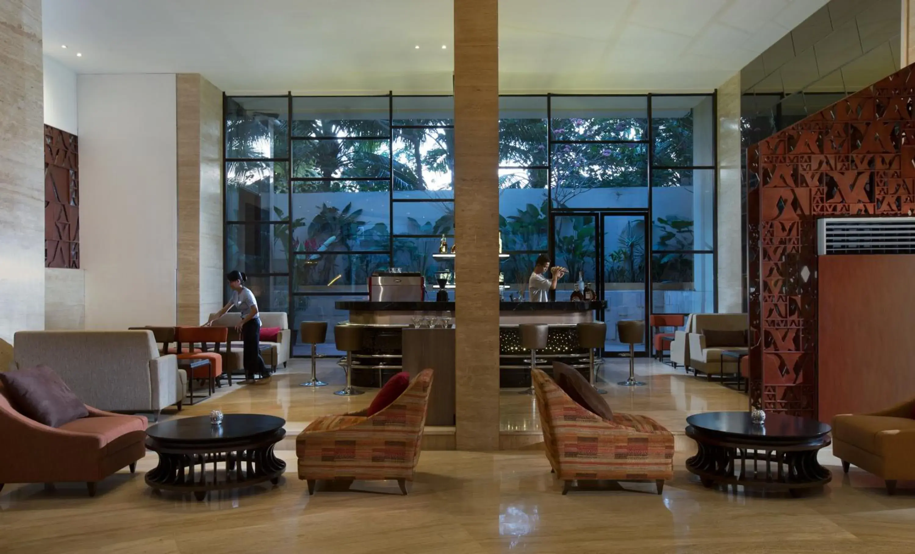 Lobby or reception in de Vins Sky Hotel Seminyak Lobby or reception in de Vins Sky Hotel Seminyak