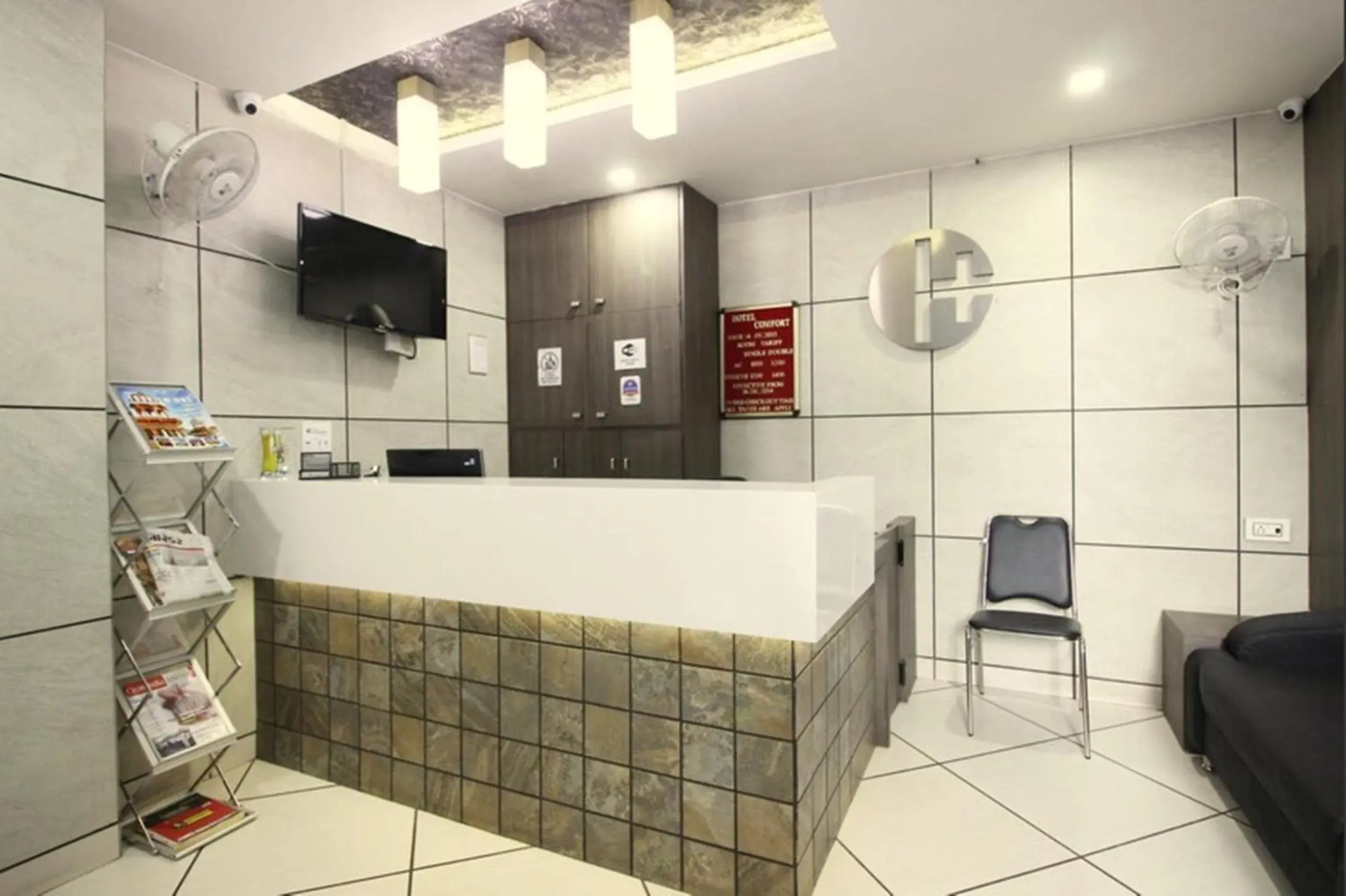 Lobby or reception in Hotel City Inn Lobby or reception in Hotel City Inn