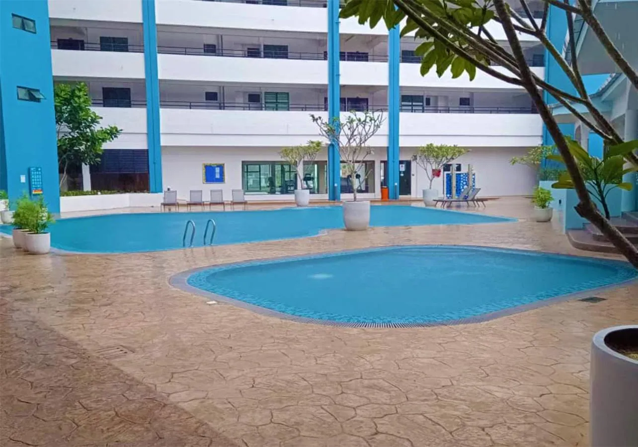 Swimming pool in Mutiara Melaka Beach Resort - Islamic Compliance Only