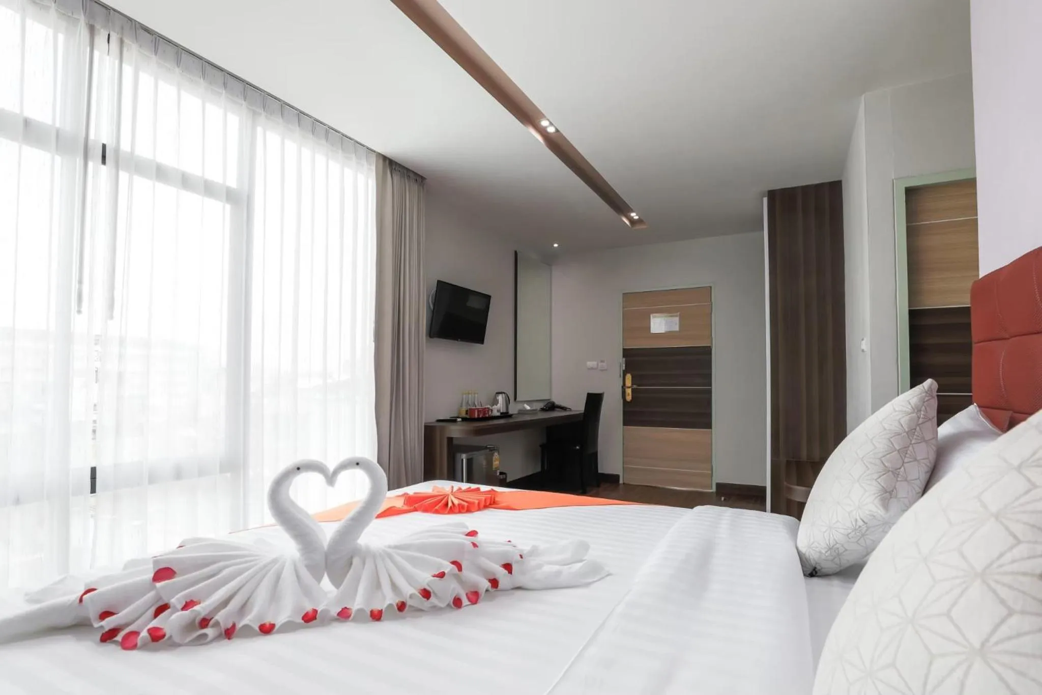 Bed in Grandpink park hotel