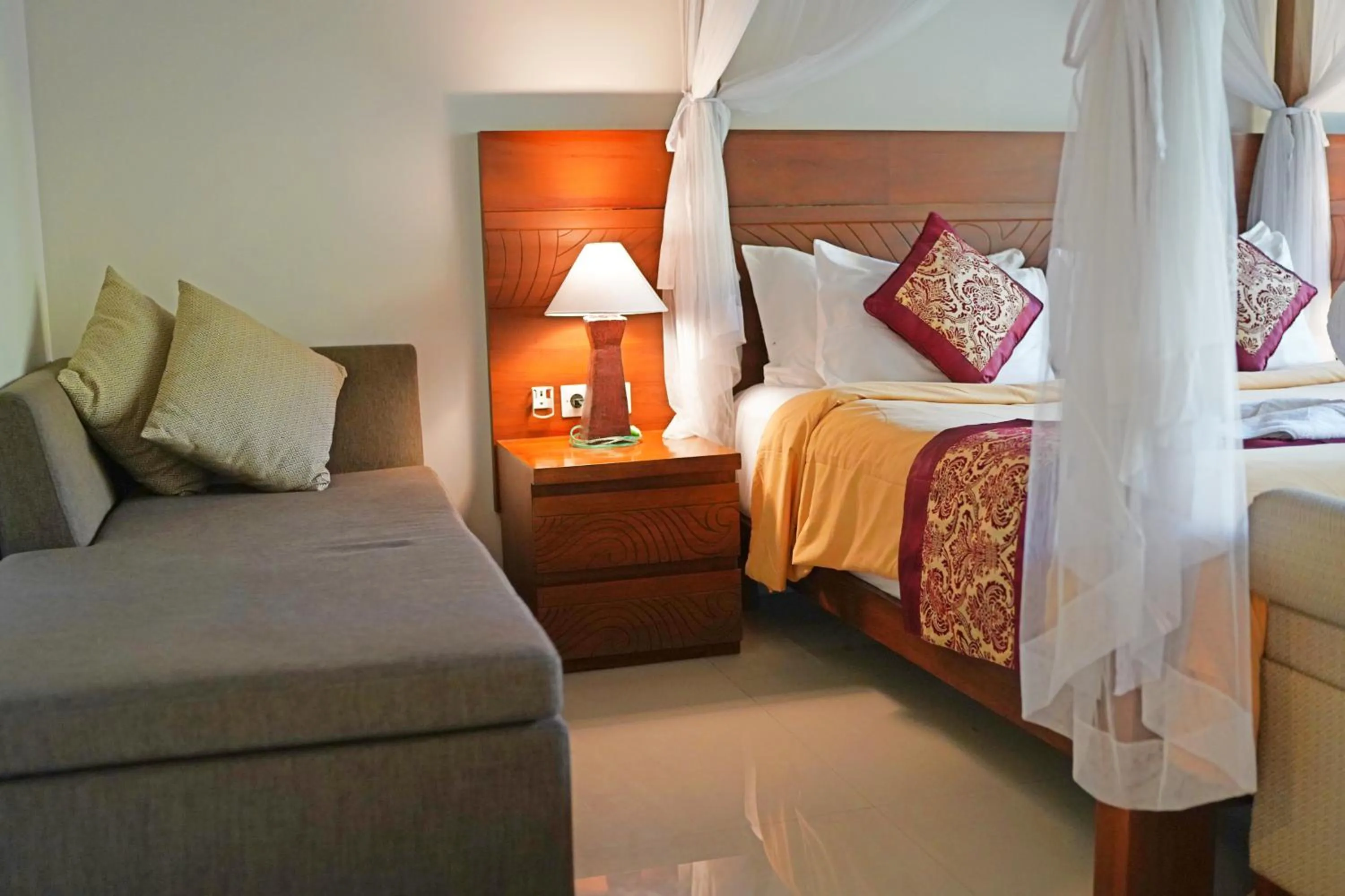 Bedroom, Bed in Lebak Bali Residence