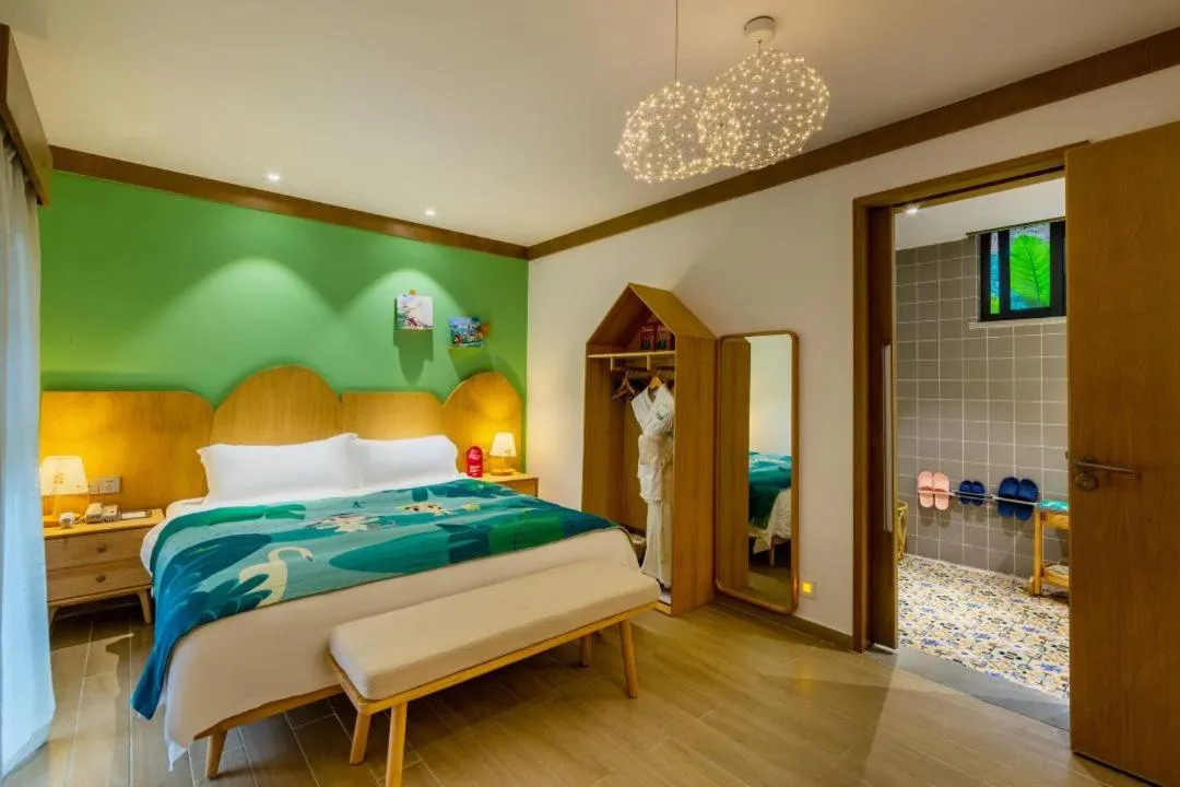 Bed in Little Hakka Hotel