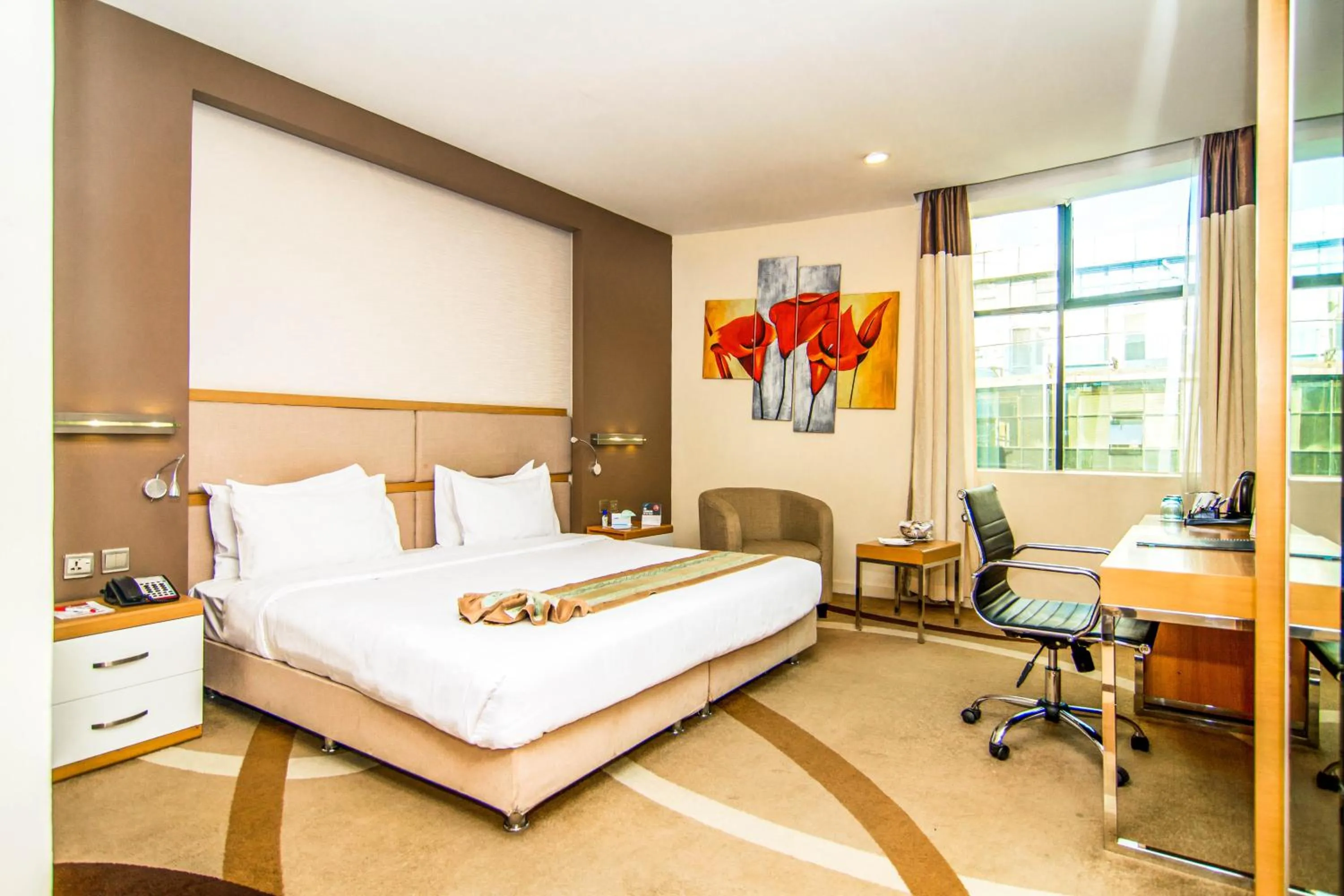 Bed in PrideInn Azure Hotel Nairobi Westlands