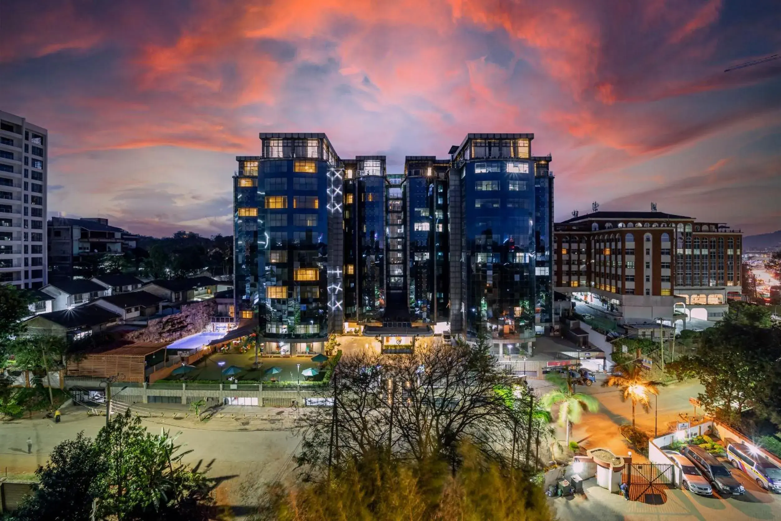 Property building in PrideInn Azure Hotel Nairobi Westlands Property building in PrideInn Azure Hotel Nairobi Westlands