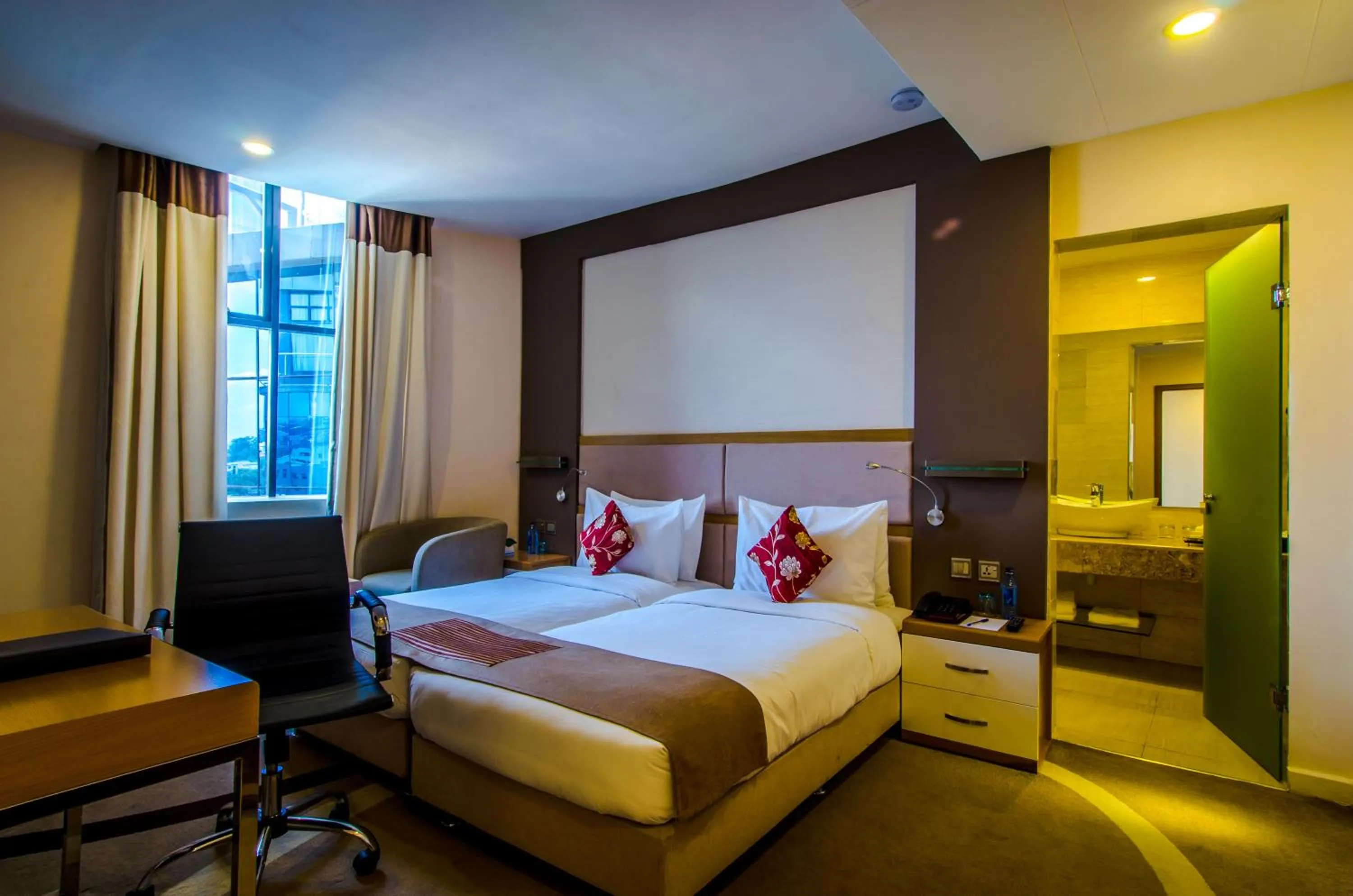 Bed in PrideInn Azure Hotel Nairobi Westlands