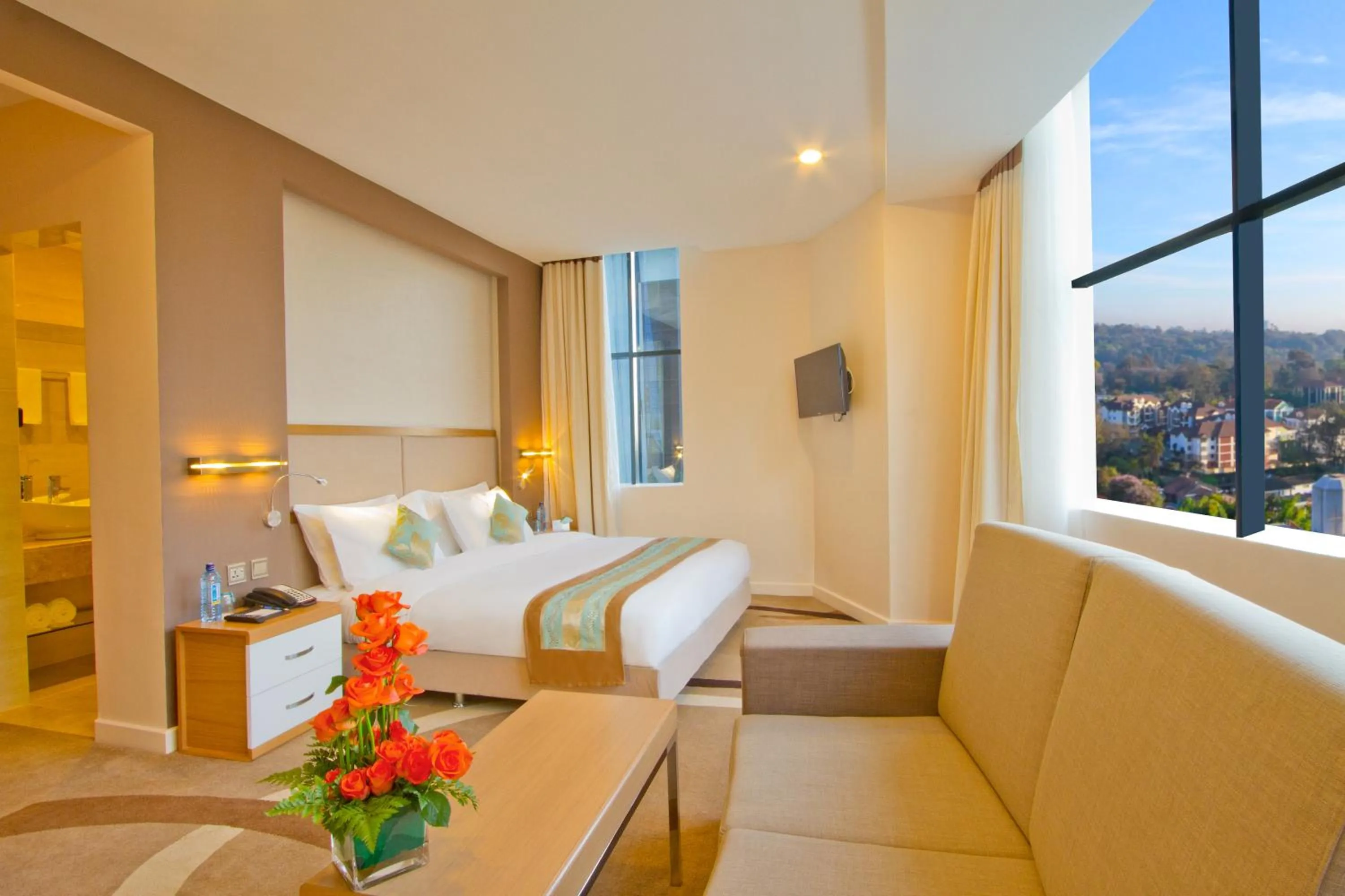 Bed in PrideInn Azure Hotel Nairobi Westlands