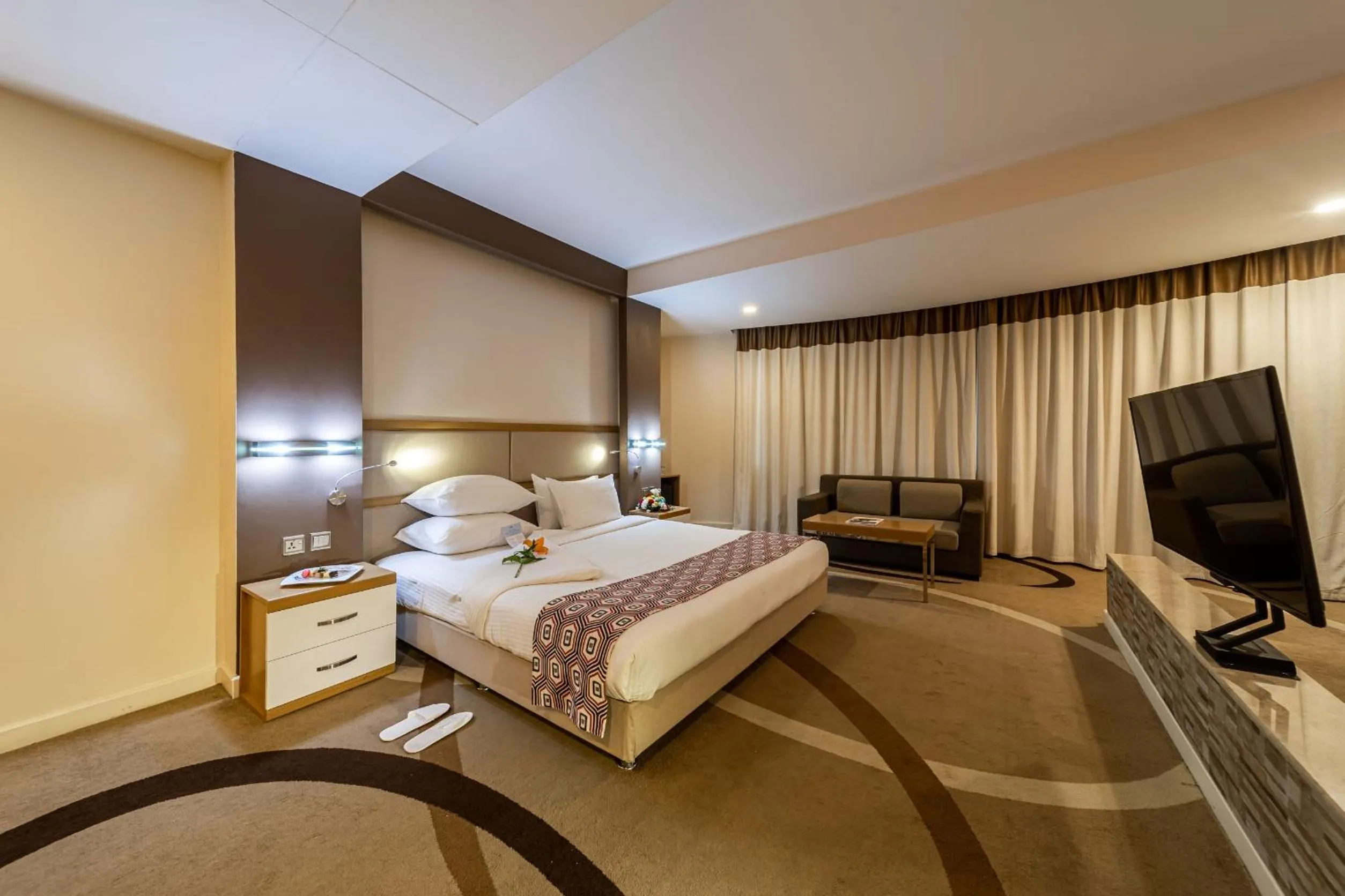 Bed in PrideInn Azure Hotel Nairobi Westlands