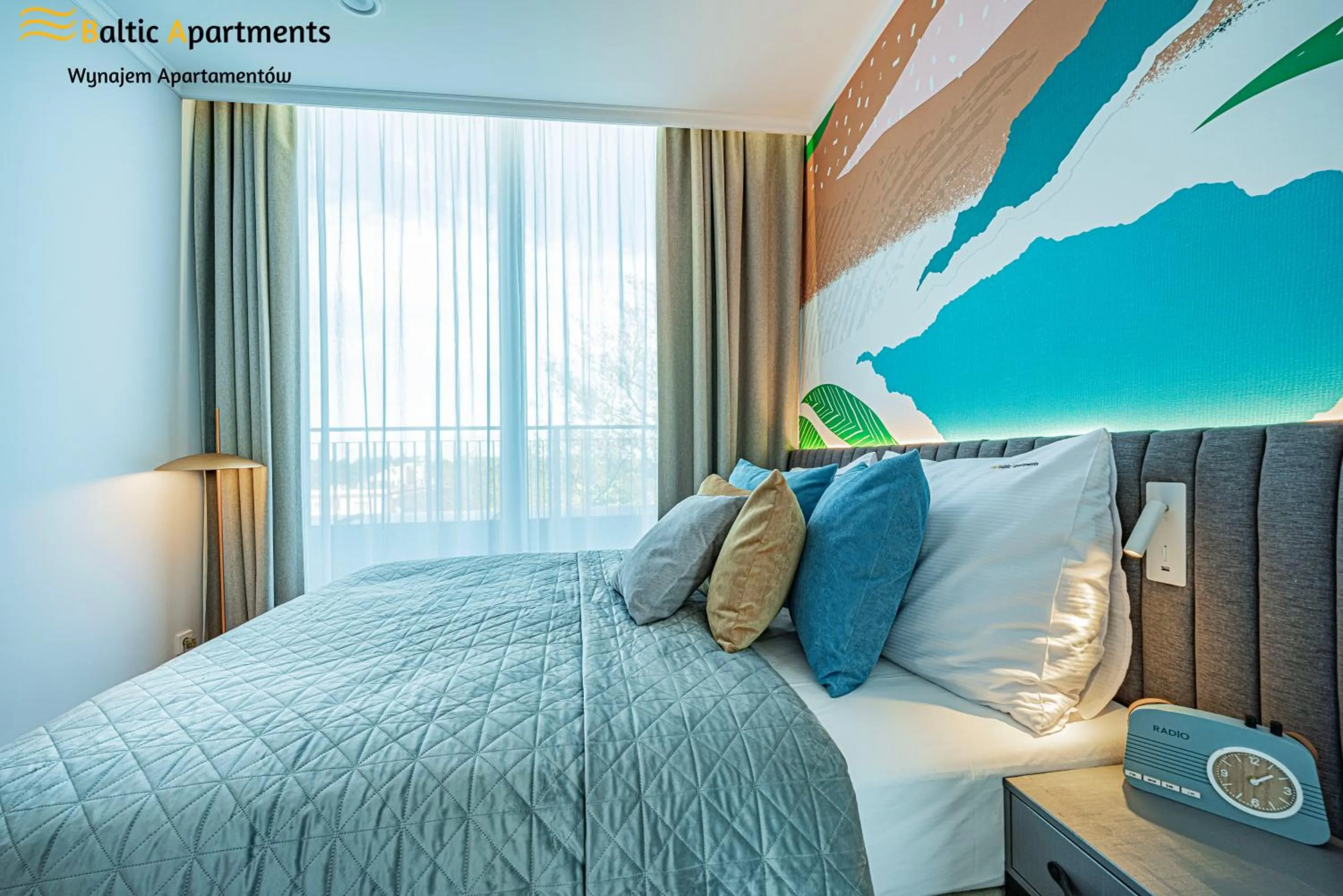 Bed in Seaside Garden Apartments & Wellness by Baltic Apartments