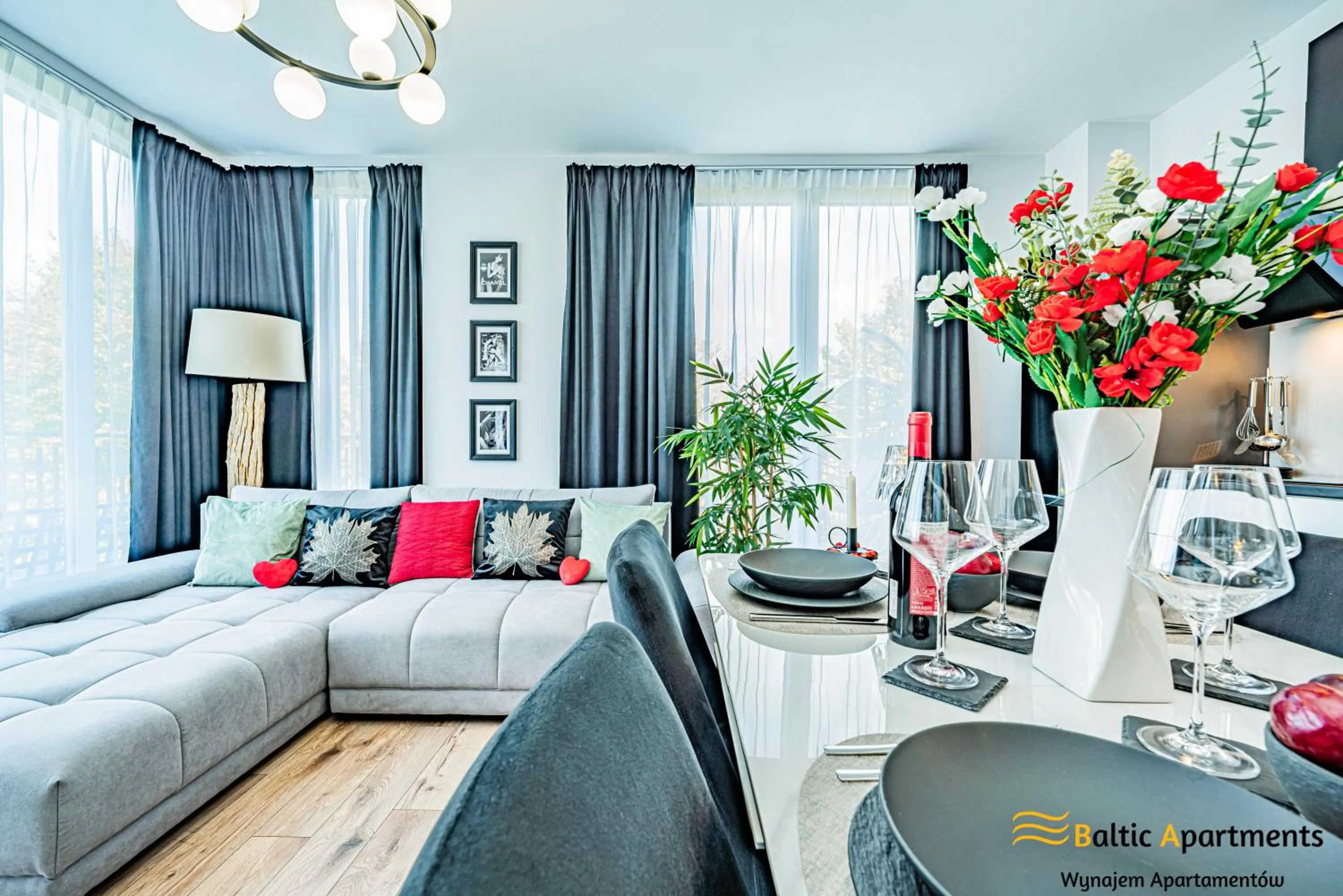 TV and multimedia in Seaside Garden Apartments & Wellness by Baltic Apartments