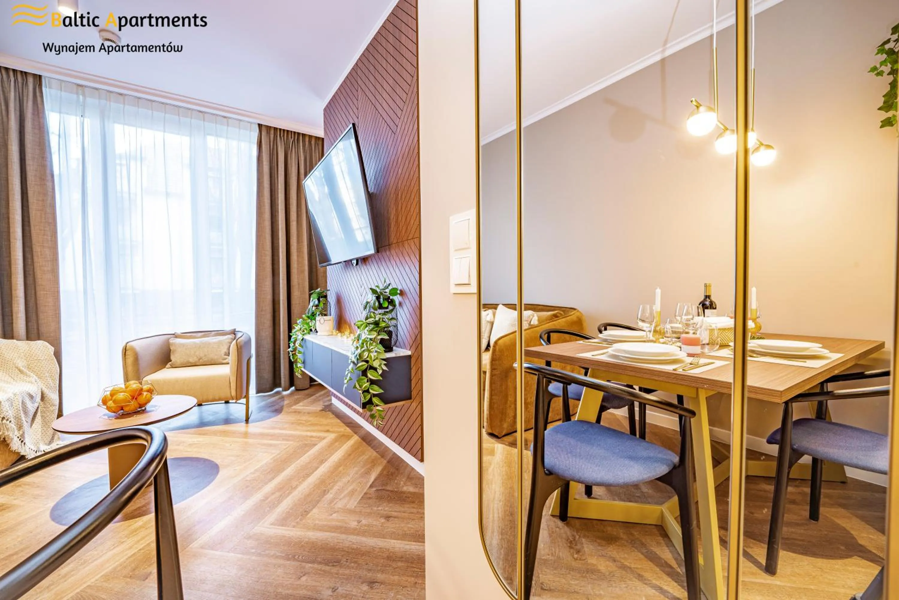 Living room in Seaside Garden Apartments & Wellness by Baltic Apartments