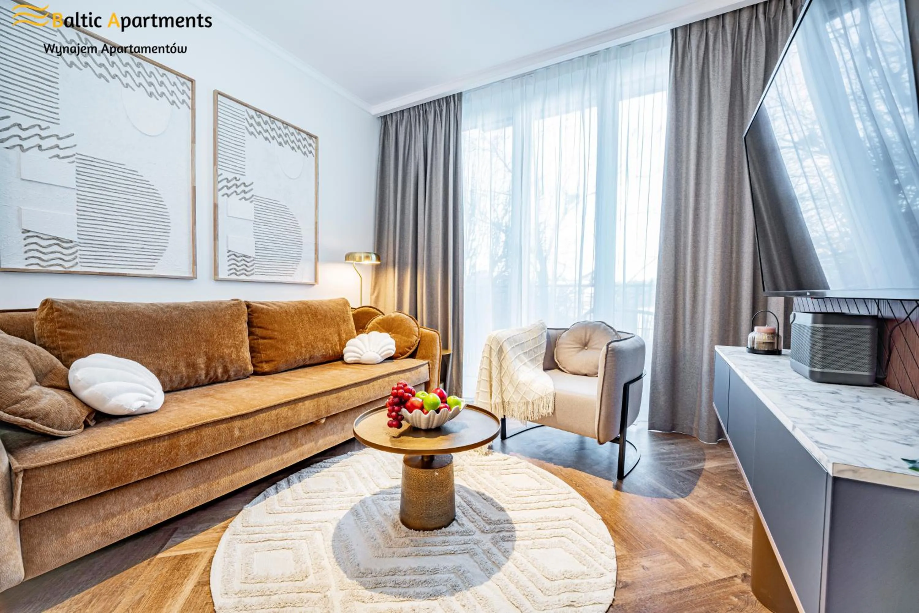 TV and multimedia in Seaside Garden Apartments & Wellness by Baltic Apartments