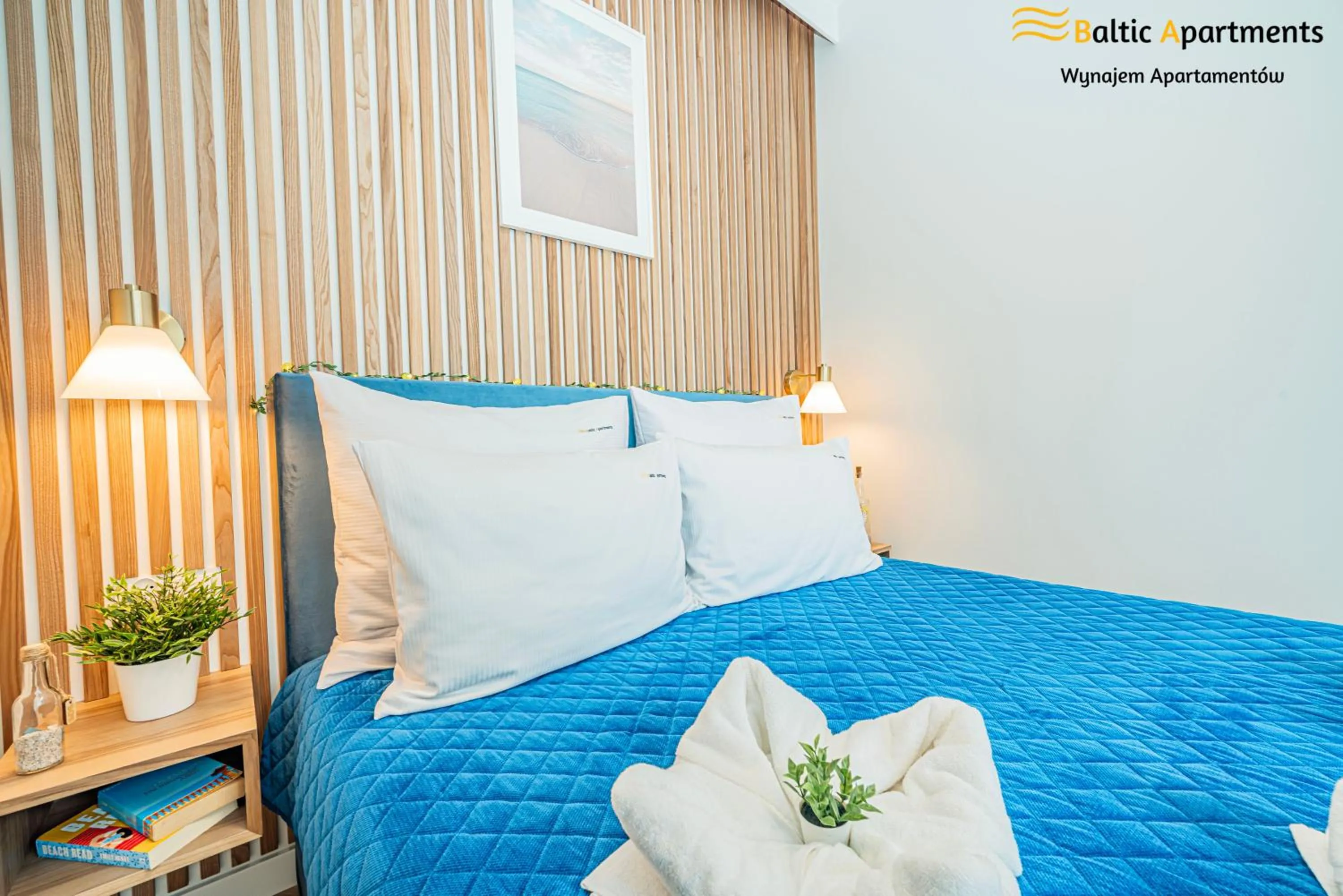 Bed in Seaside Garden Apartments & Wellness by Baltic Apartments