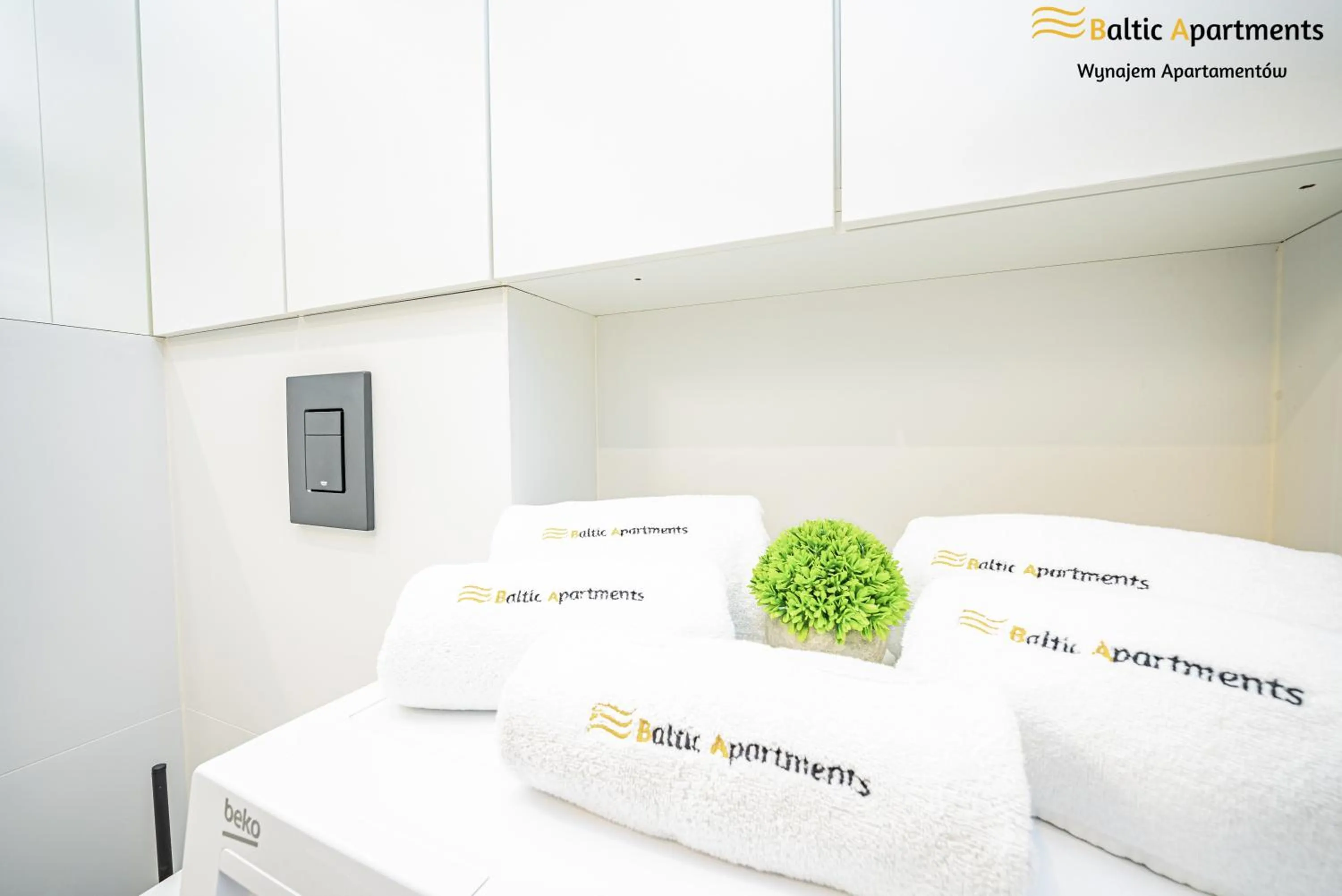 Bathroom, Bed in Seaside Garden Apartments & Wellness by Baltic Apartments